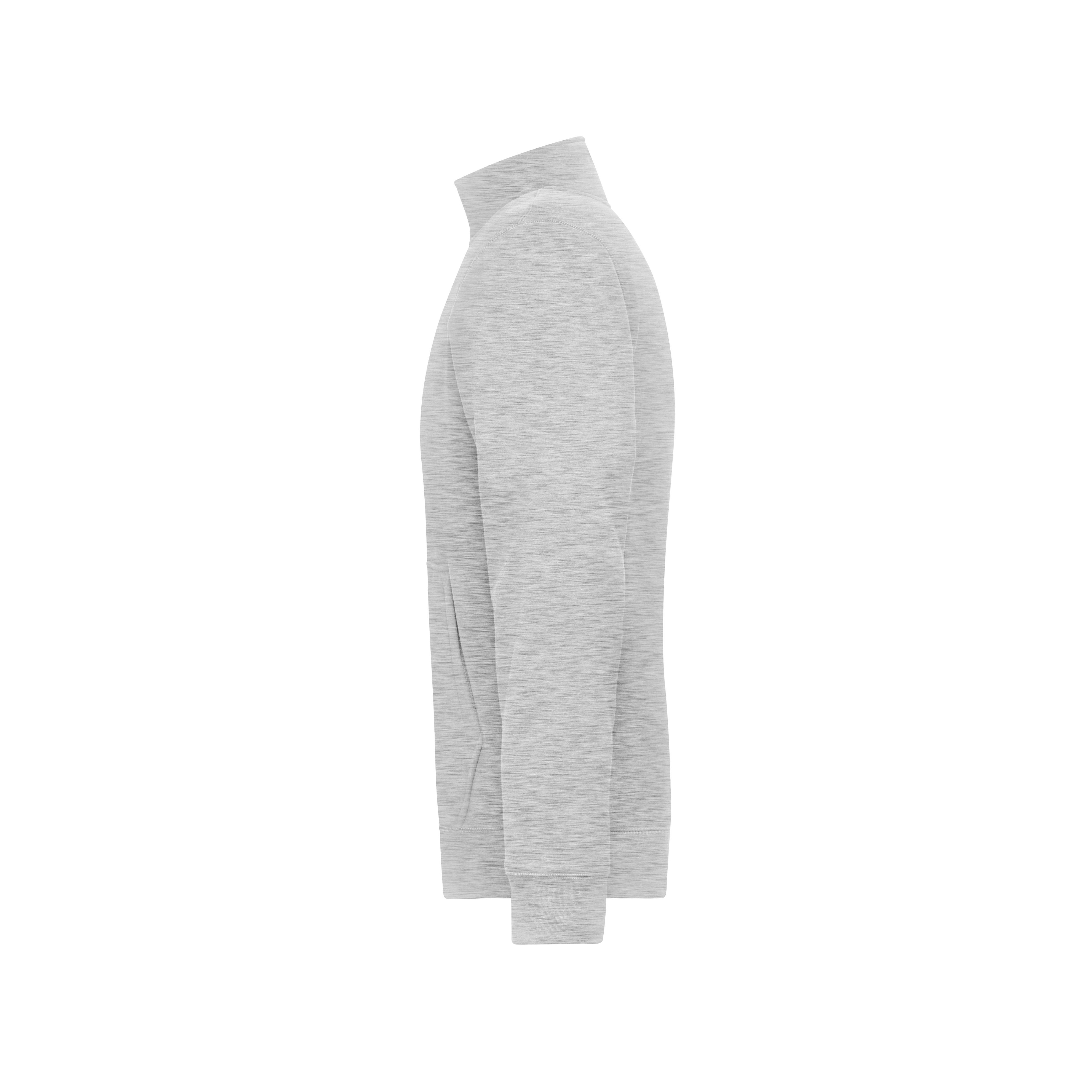 Herrenjacke Solid Doubleface, grau meliert