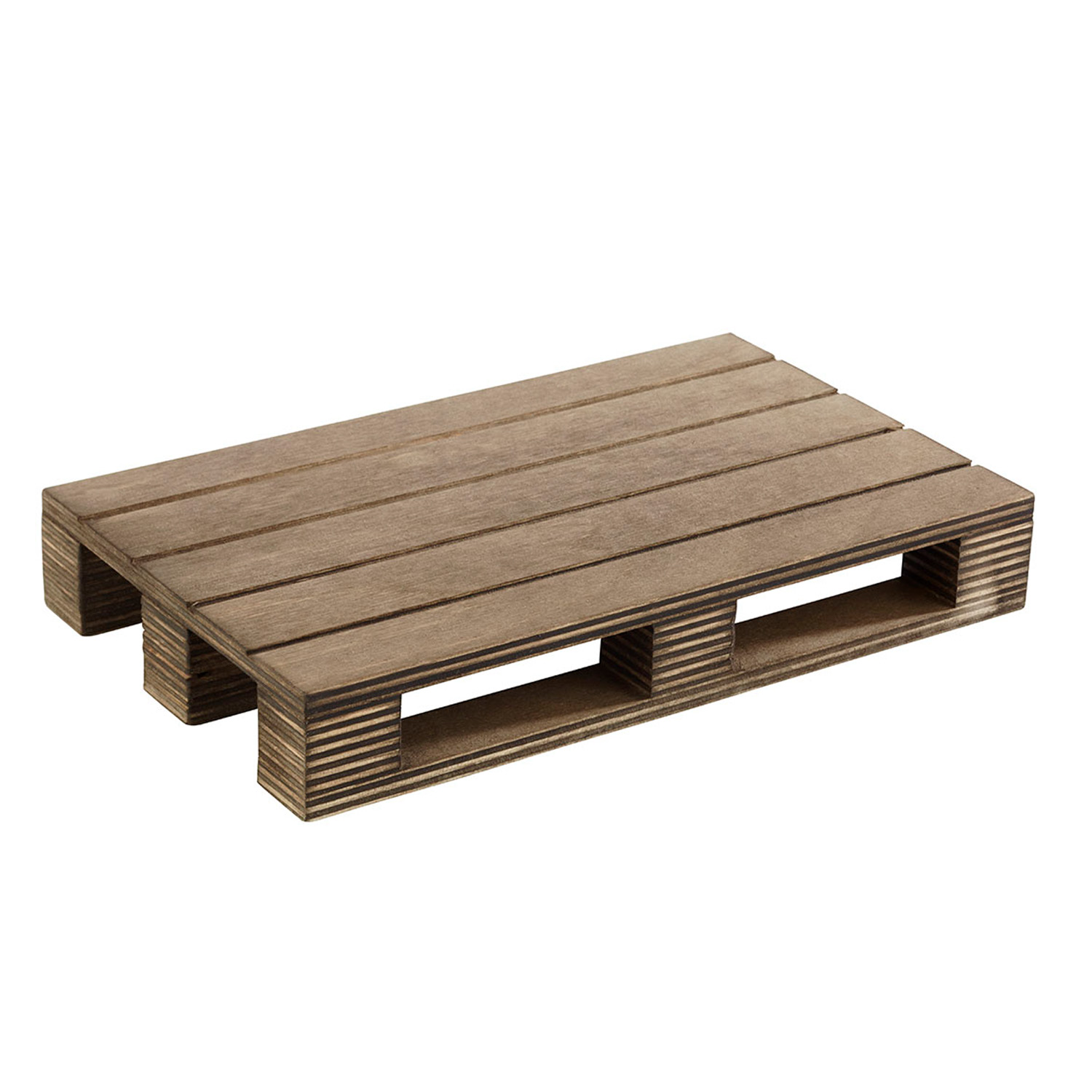 Servierbrett -GENUSSPALETTE- 20 x 12 cm, H: 3 cm Birkenholz 