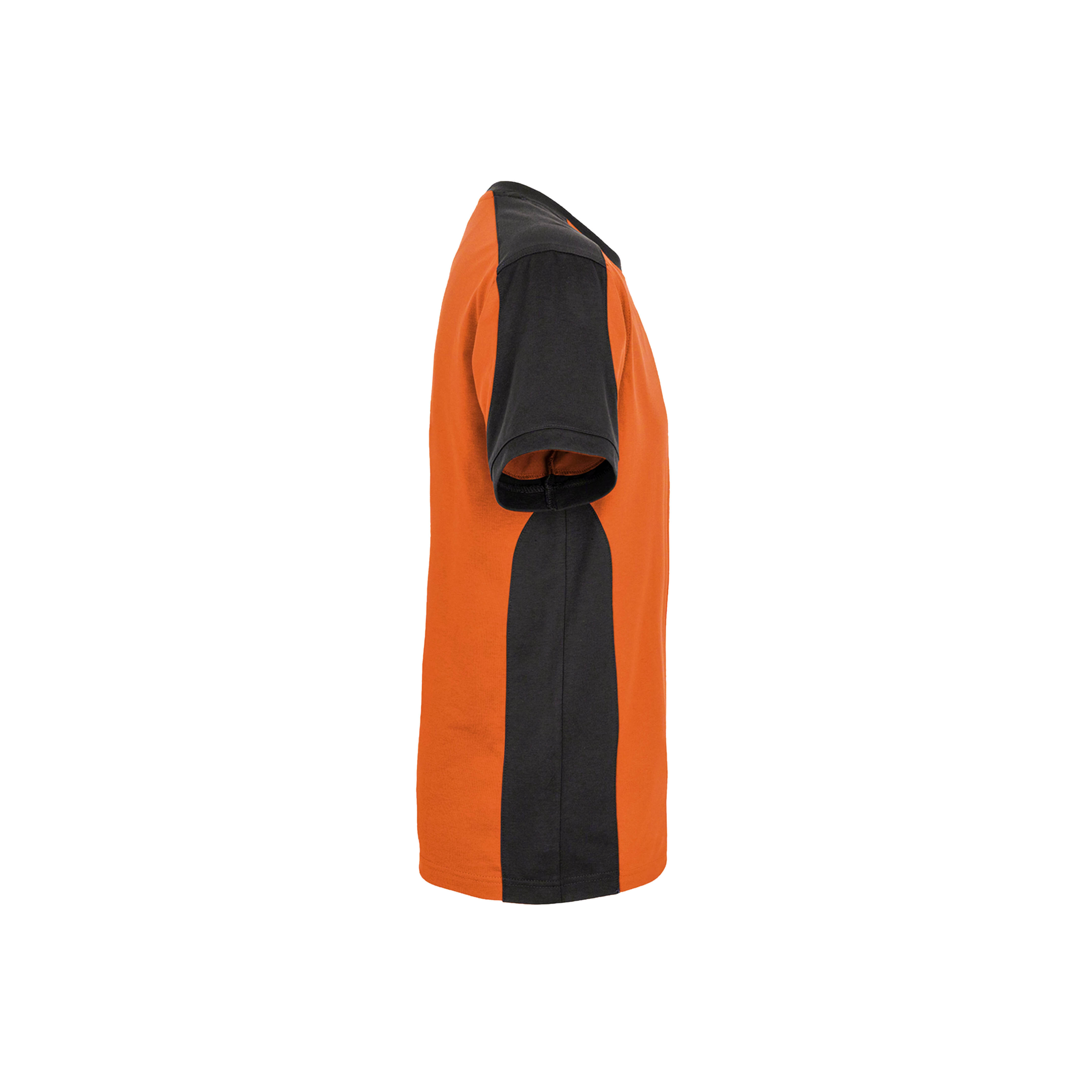 Unisex T-Shirt Contrast, orange/anthr.