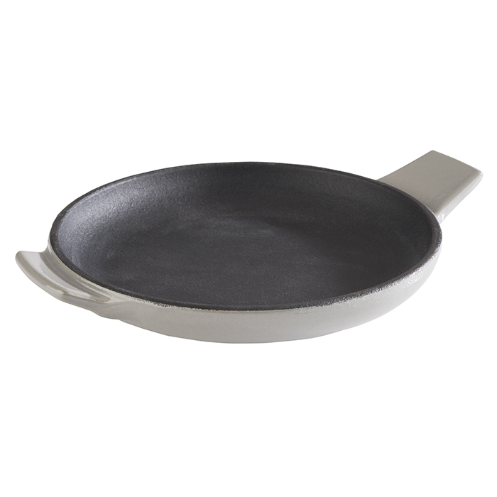 Servierpfännchen -CAST IRON- Ø 13 cm, H: 2 cm Gusseisen, emailliert 