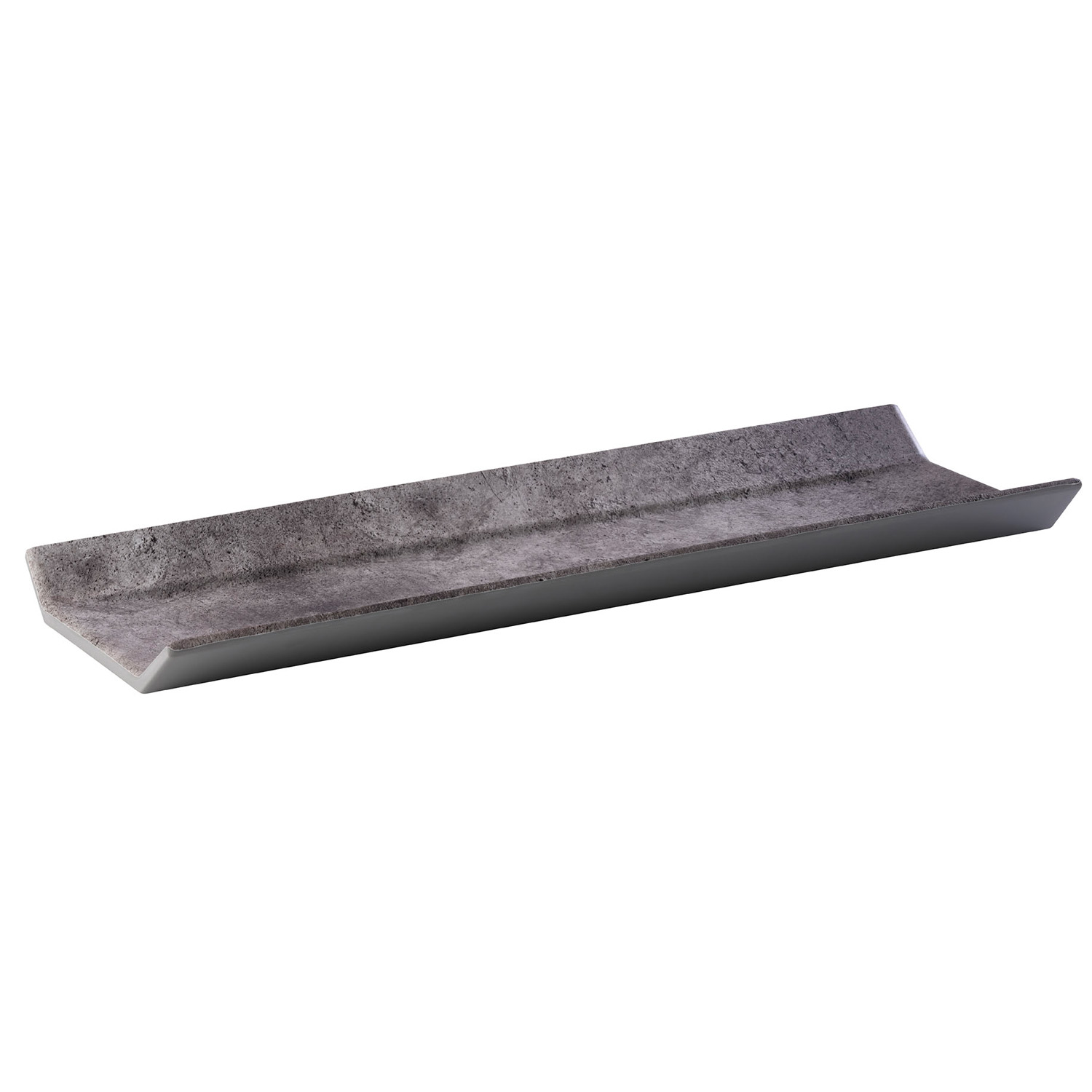 GN 2/4 Tablett -ELEMENT- 53 x 16,2 cm, H: 3,5 cm Melamin 