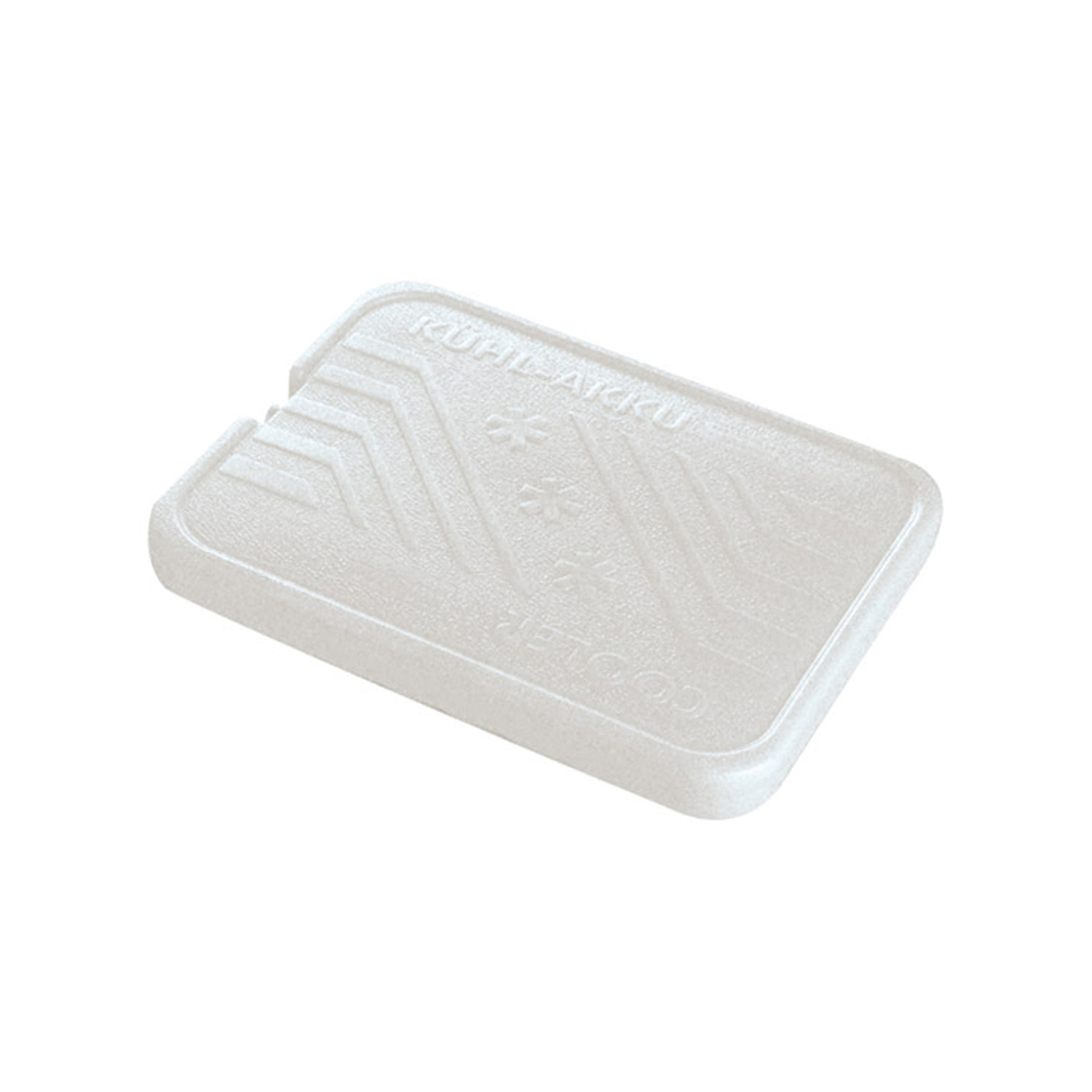 Kühlakku 25 x 19 cm, H: 2,5 cm Polyethylen, weiß 