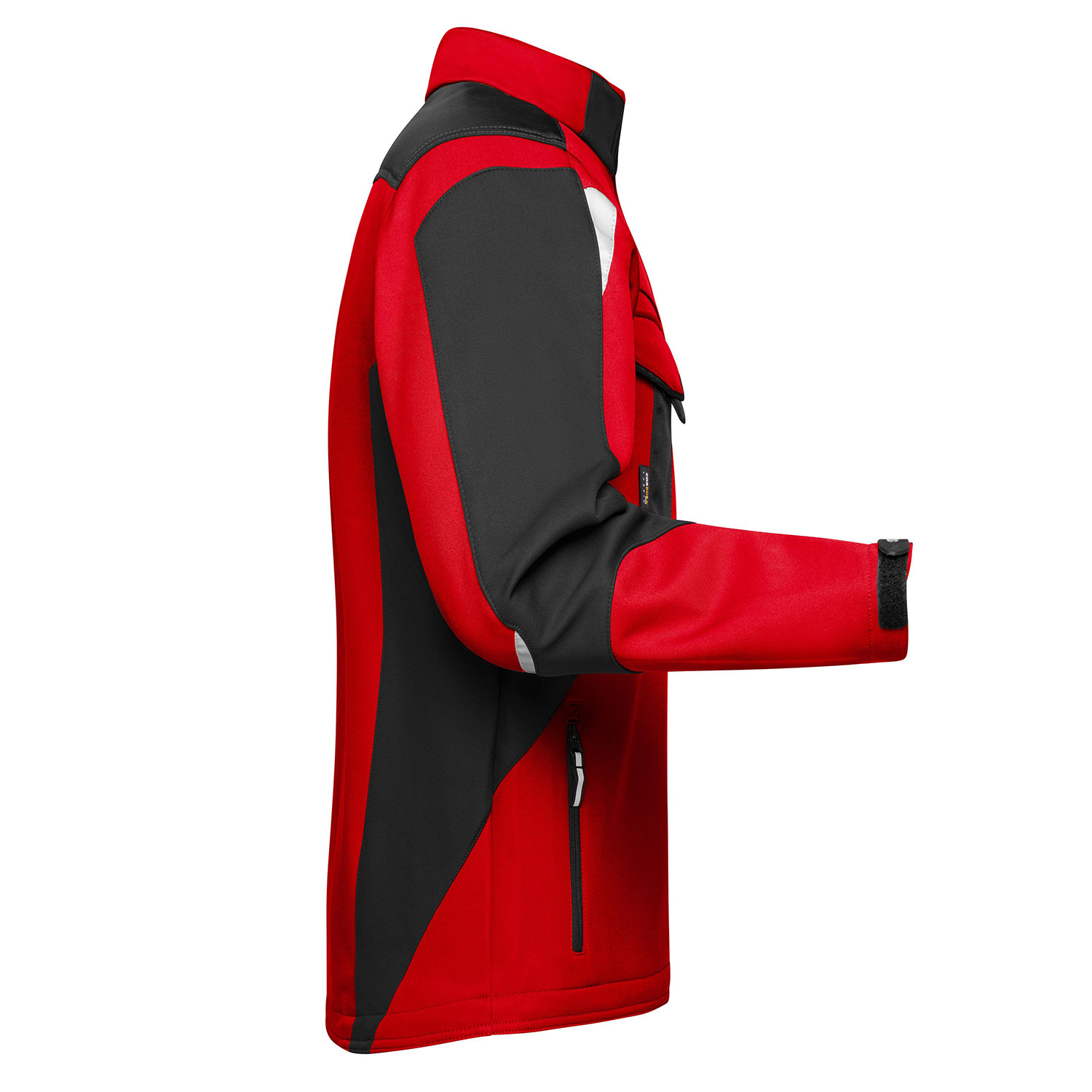 Workwear Softshell-Jacke Strong, red/black