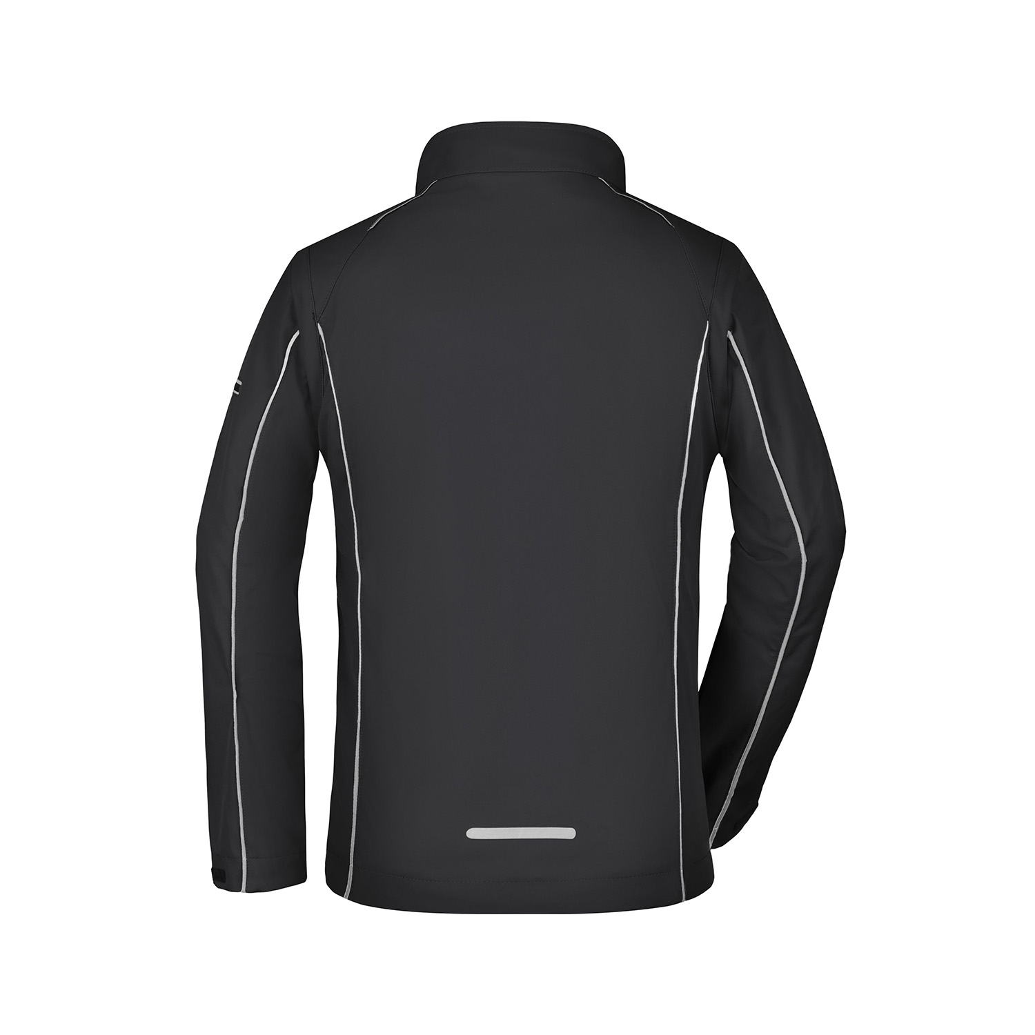 Damen-Softshelljacke Zip-Off, schwarz/silber