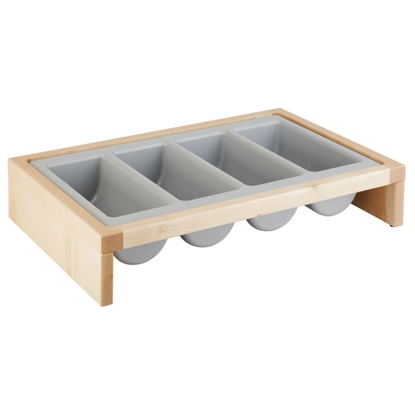 Besteckbehälter -BRIDGE- 57,5 x 37 cm, H: 12 cm Set bestehend aus: 