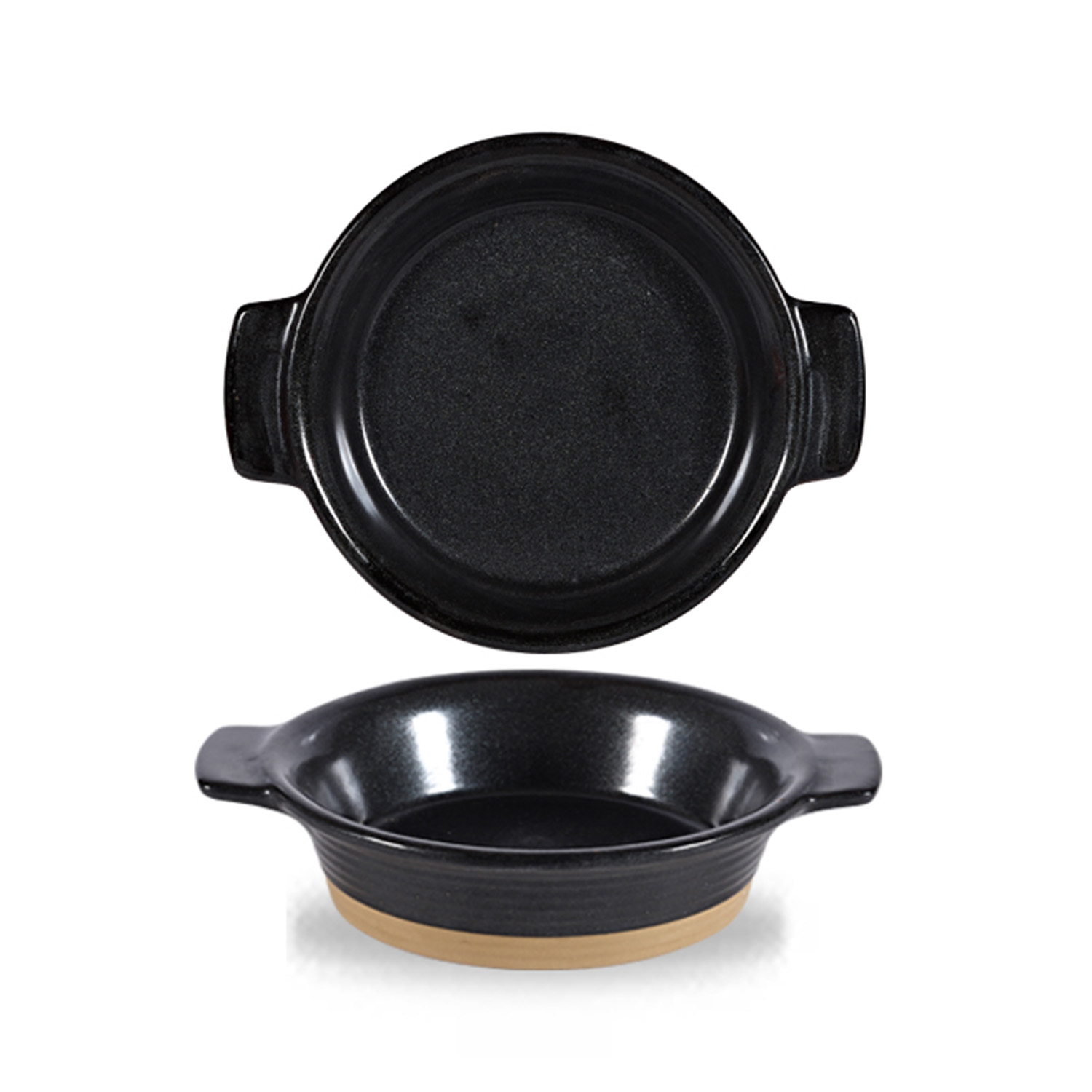 Servierschale rund mit Deckel, 14,0 cm/0,28l, Igneous Black