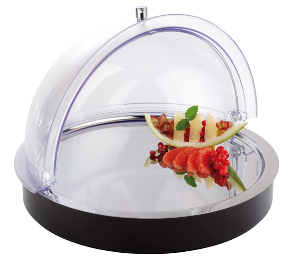 Rolltop-Haube Ø 38 cm, H: 20 cm SAN, transparent 