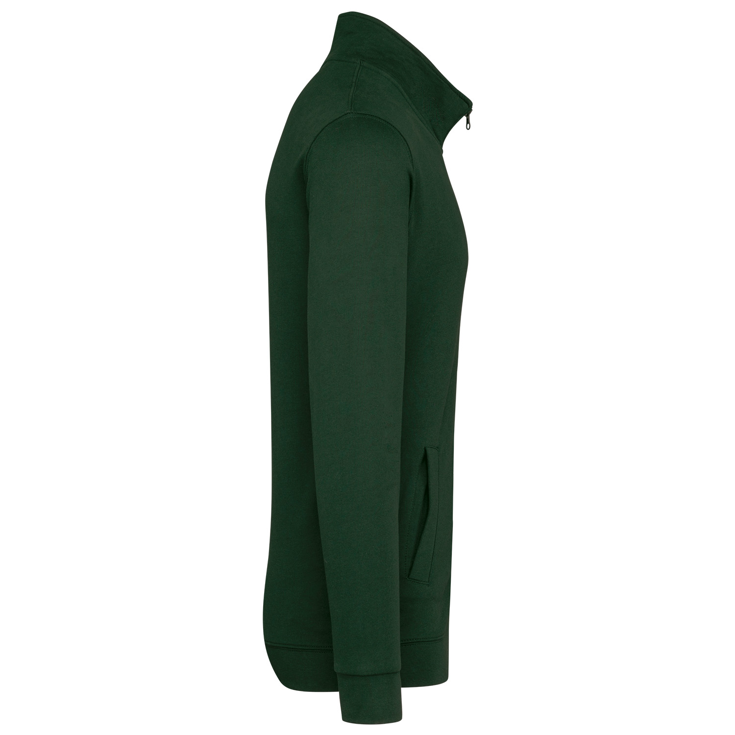 Unisex Sweatjacke, forest green