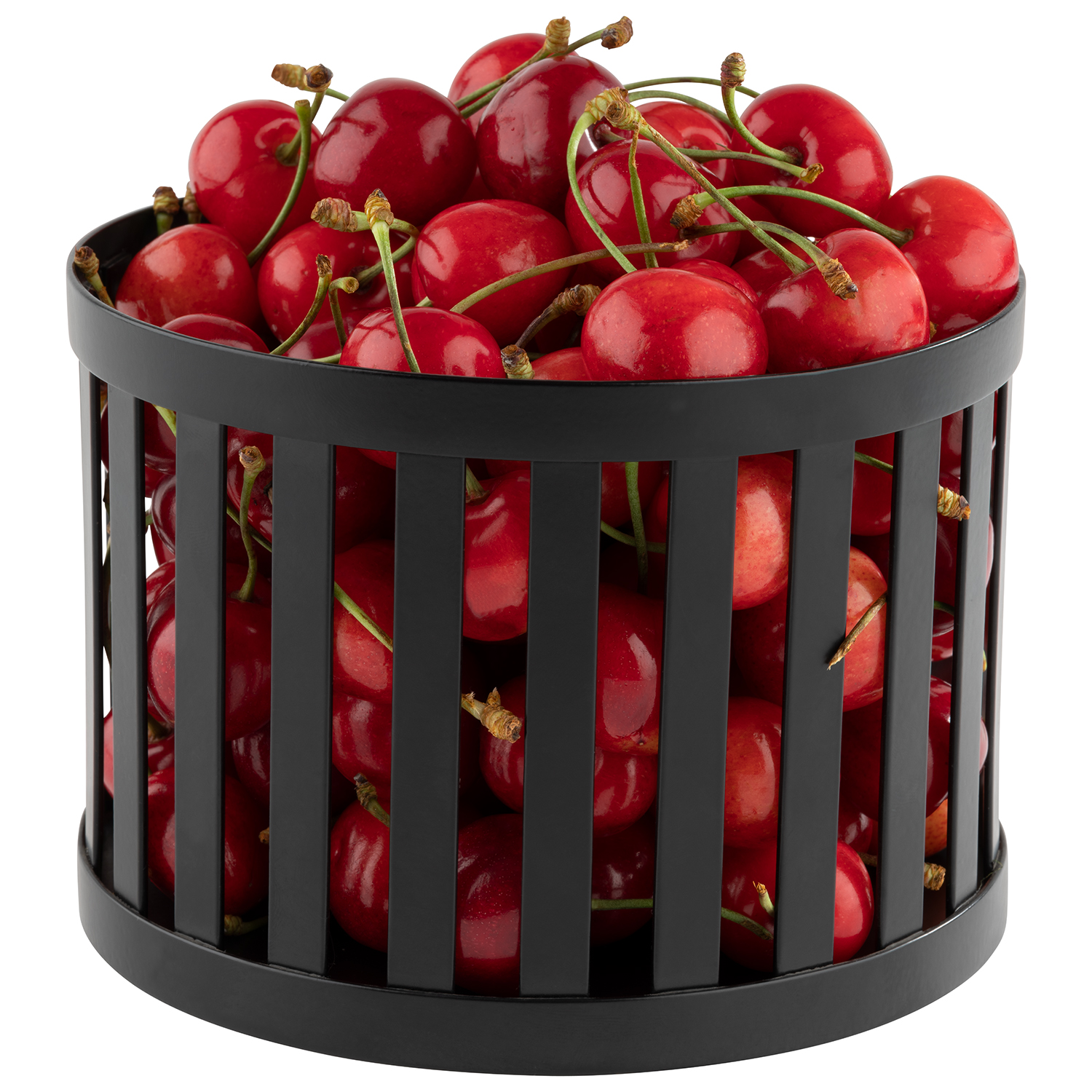 Korb / Ständer APS PLUS ø 15 cm, H: 10,5 cm, schwarz Korb / Ständer APS PLUS ø 15 cm, H: 10,5 cm, schwarz