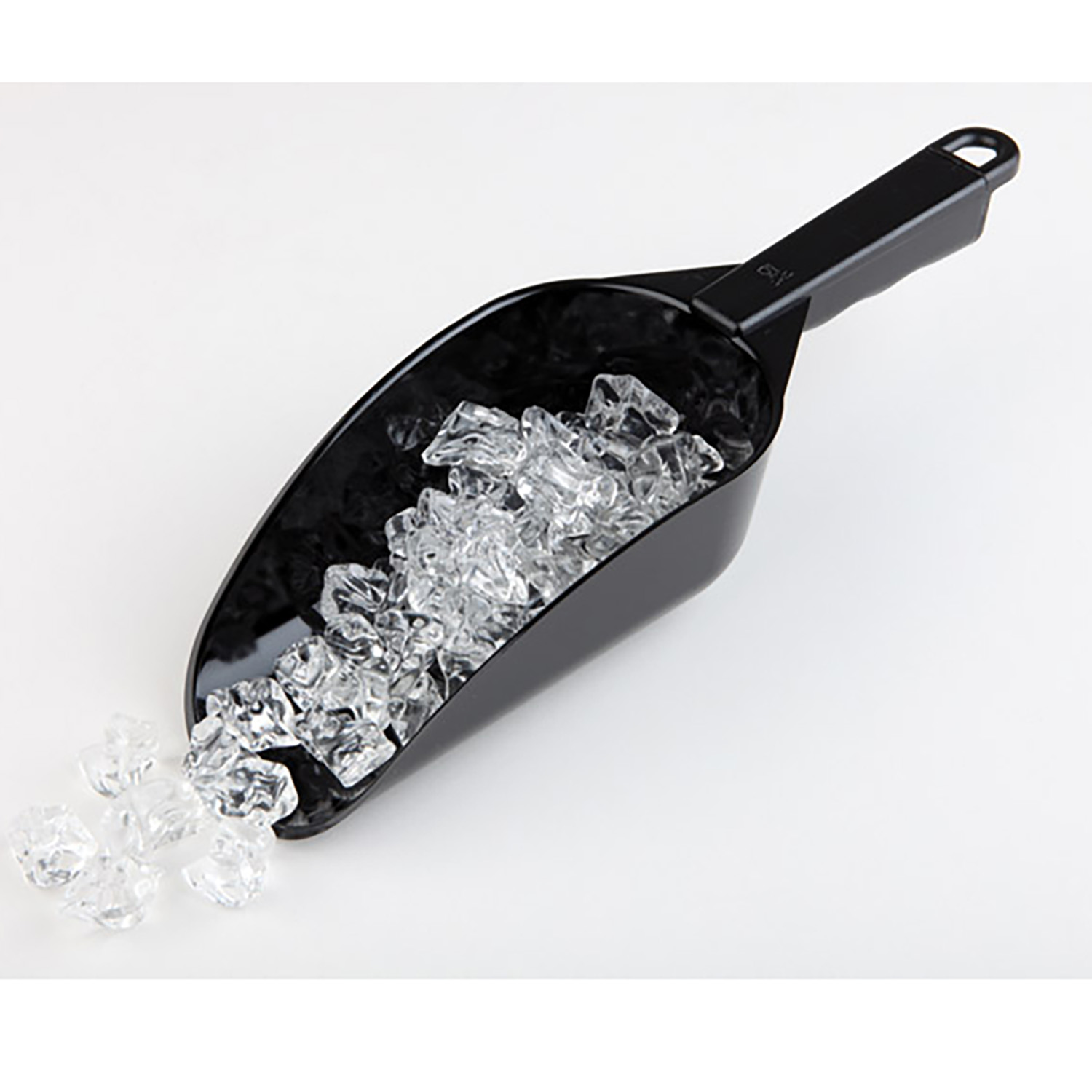 Eisschaufel 10 x 6 cm, L: 29 cm, 0,7 LiterPolycarbonat, schwarz 