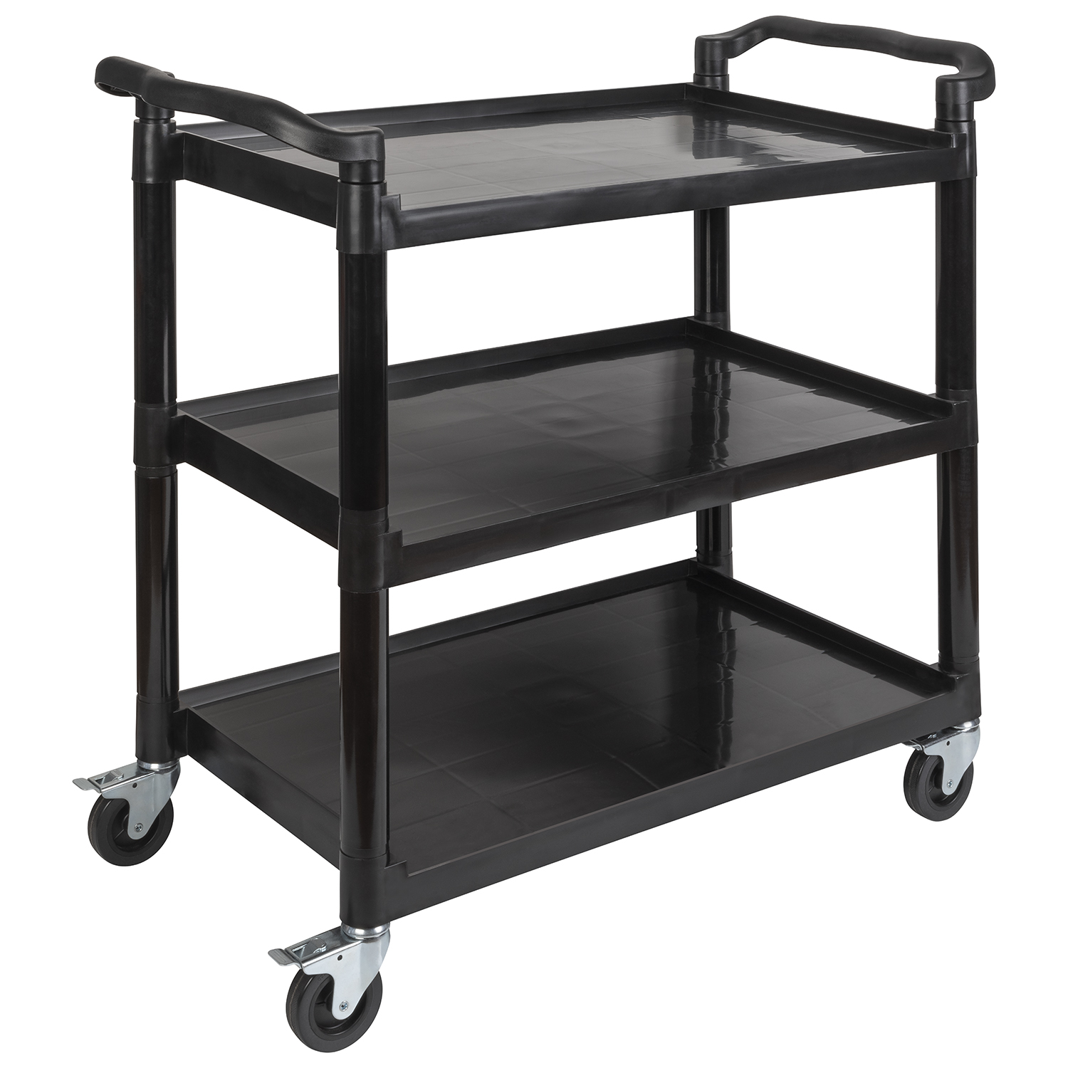 Servier- / Transportwagen 108 x 50 cm, H: 96 cm Polypropylen, grau 