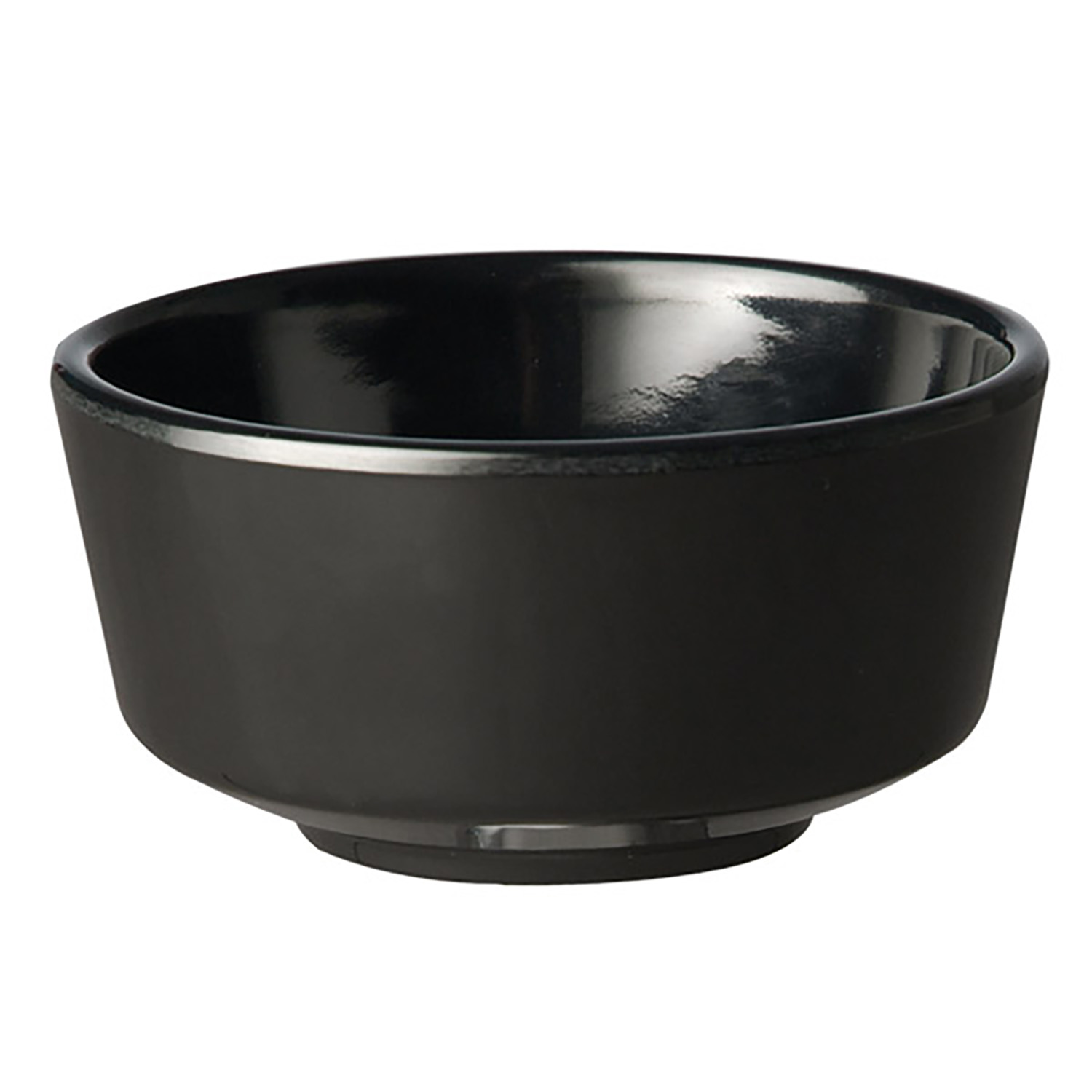Schale, rund -FLOAT- Ø 15 cm, H: 7,5 cm Melamin, schwarz, 0,7 Liter 