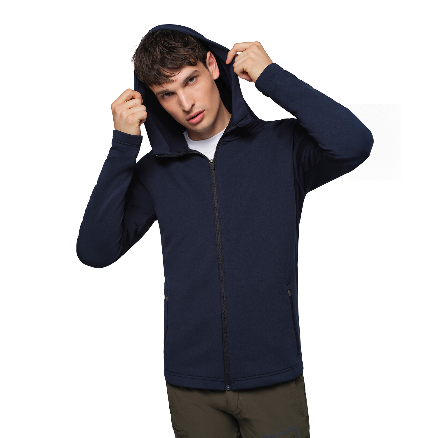 Kapuzen-Tecjacke ECO, tinte