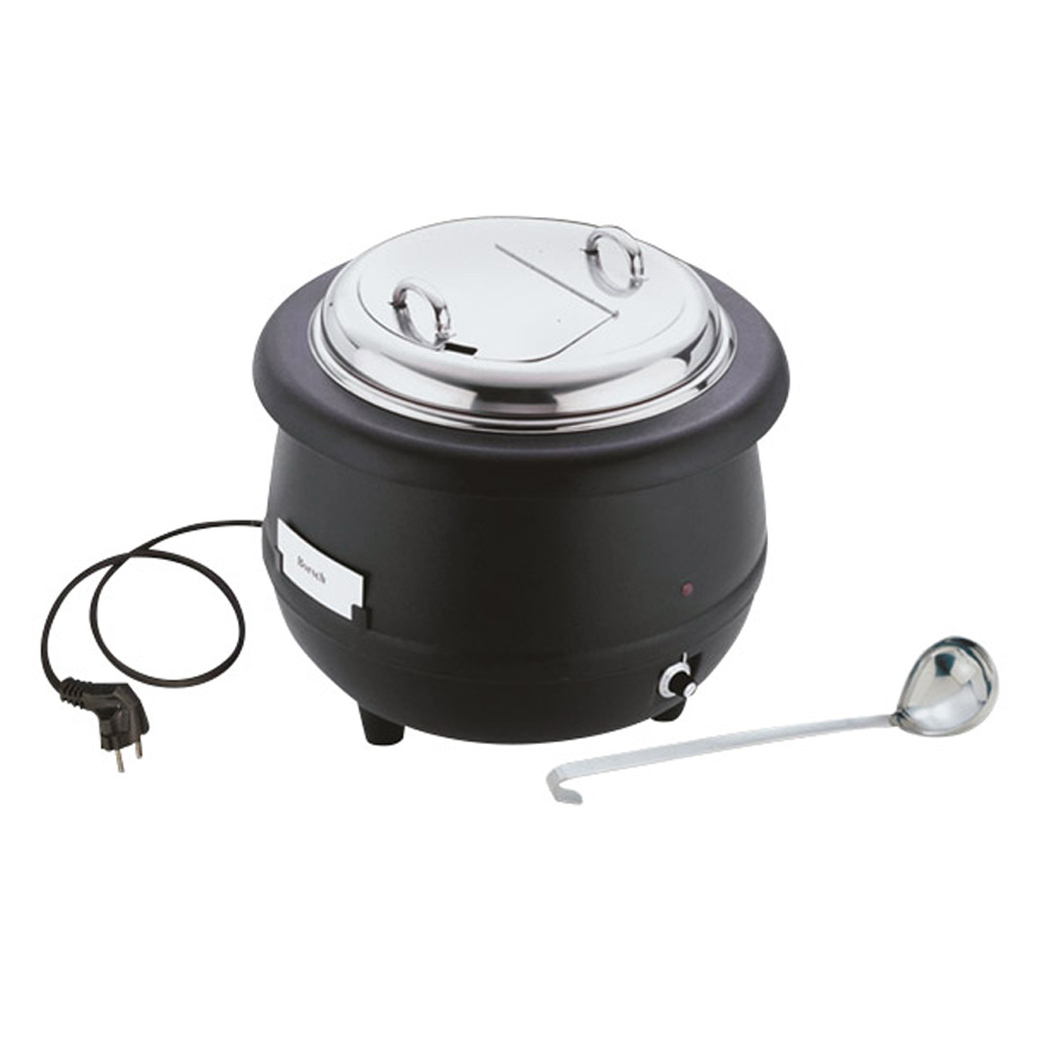Elektrischer Suppentopf Ø 40 cm, H: 37 cm, 10 Liter Aluminium / Edelstahl / PP 