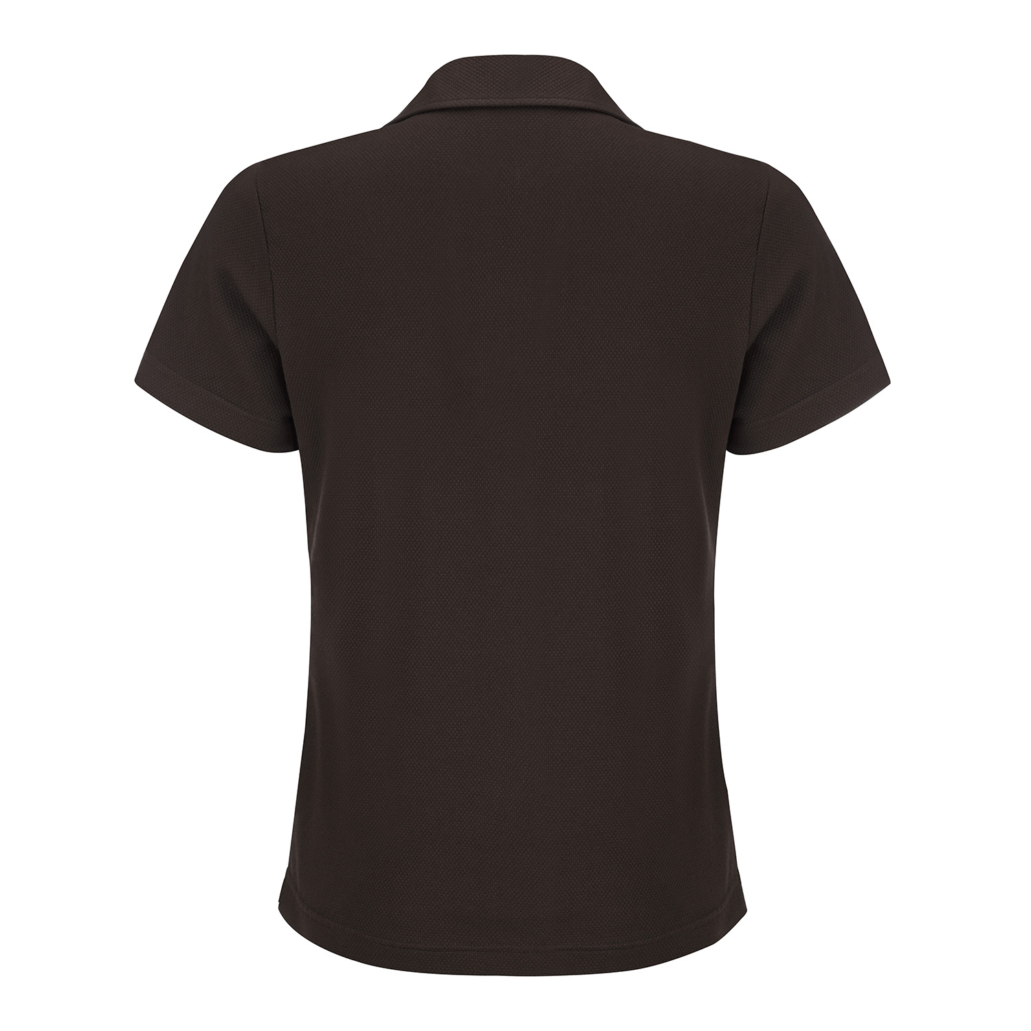 Poloshirt Waffelpique, 1/2 Arm, chocolate