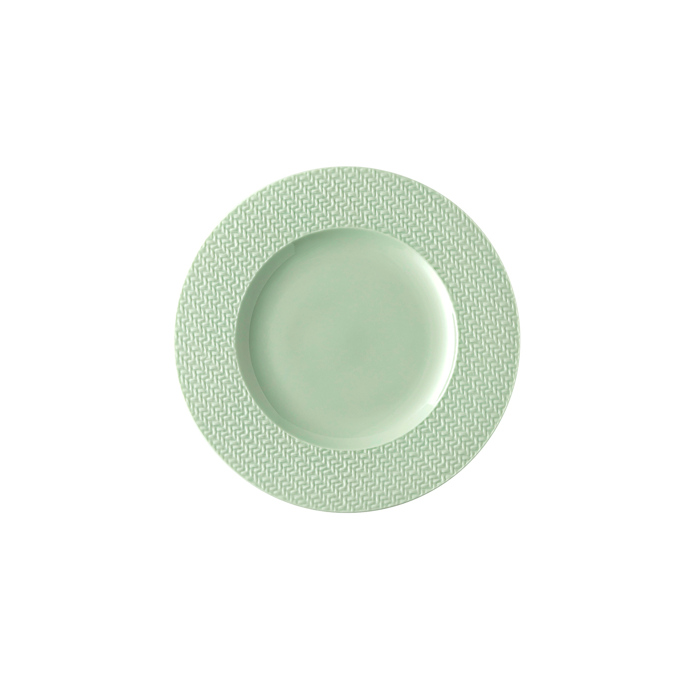 Teller Flach Fahne ø 16,5cm, KUMI, mint tone