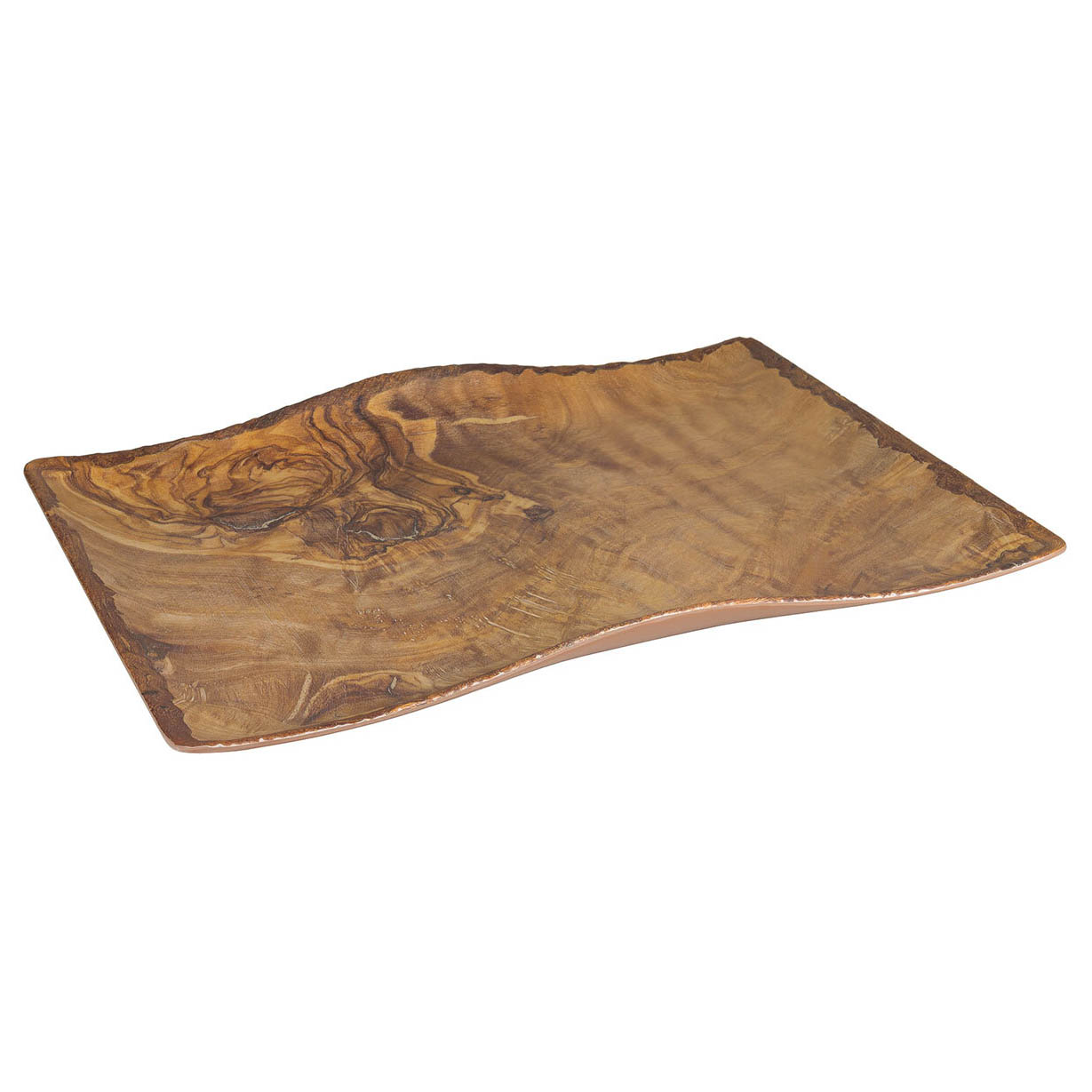 Buffetplatte Transform, 43,9 x 31cm, Melamin Holzoptik
