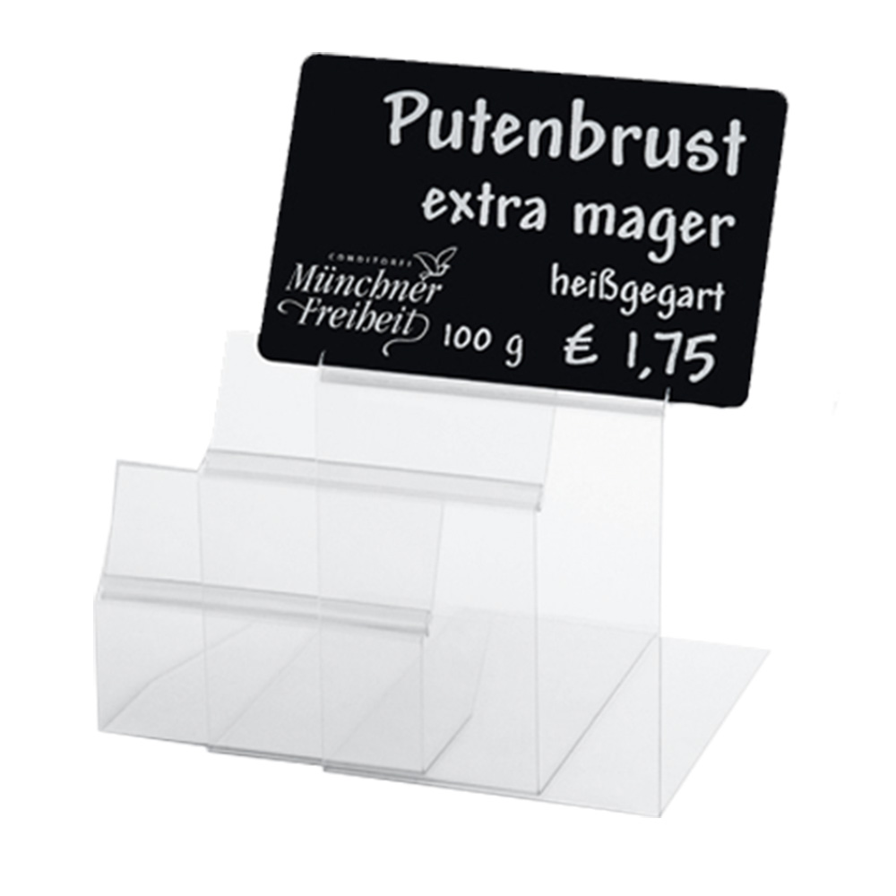 Preisschildhalter 10erP., 5,0x6cm,transp