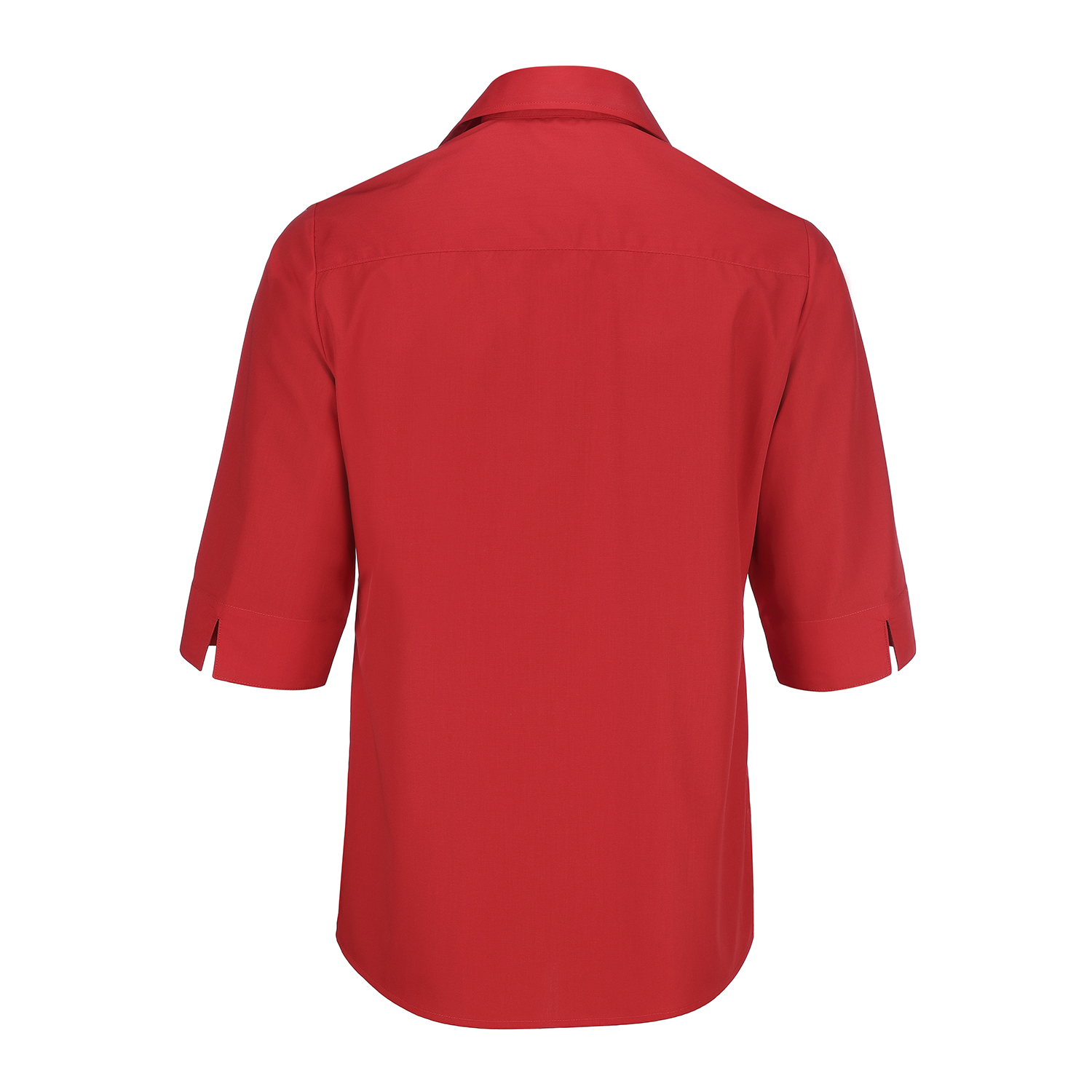 Damenbluse Laura, 3/4 Arm, rot, untailliert