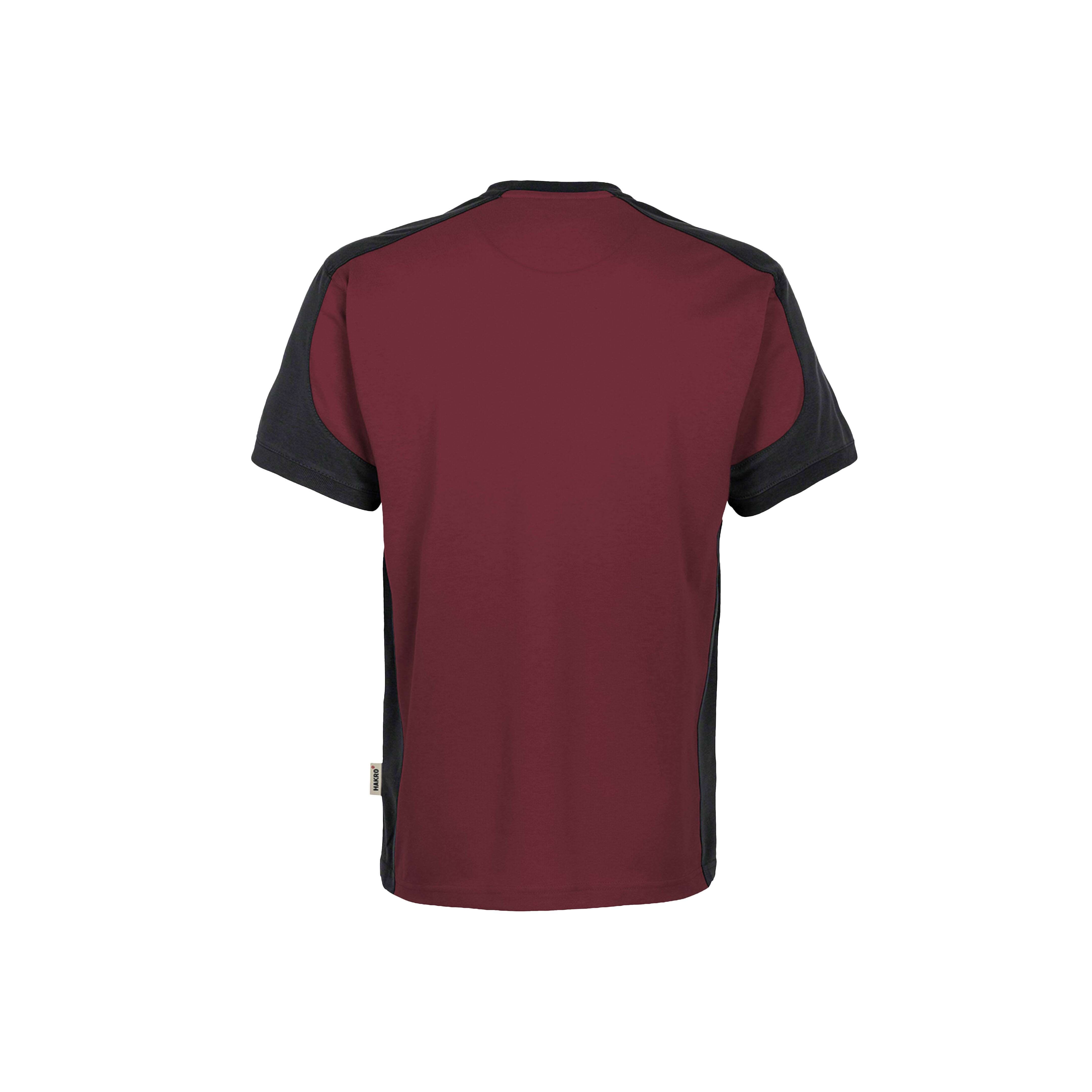 *Auslauf 2026*Unisex T-Shirt Contrast, weinrot/anthr.