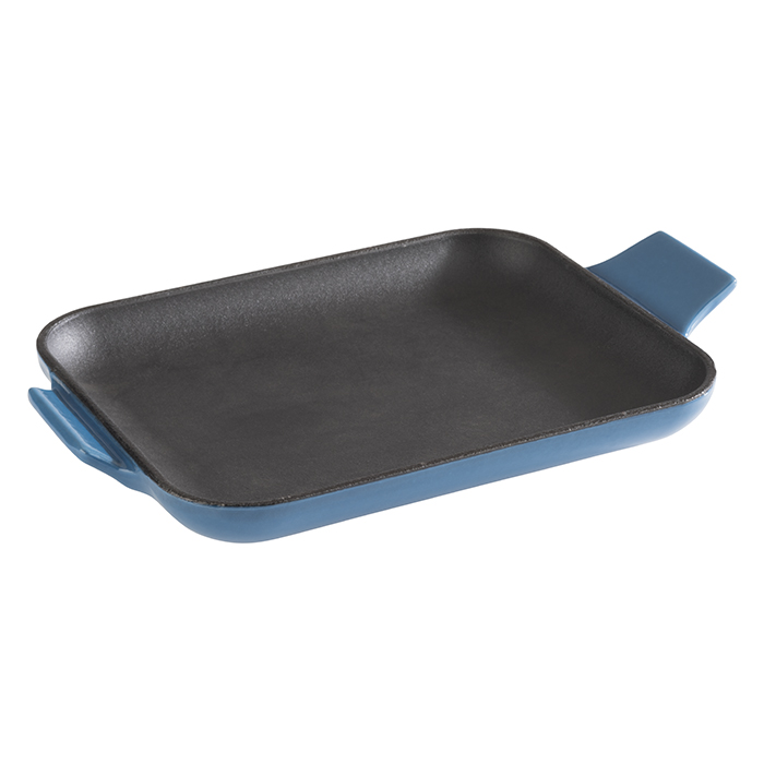 Servierpfännchen -CAST IRON- 16 x 13 cm, H: 2 cm Gusseisen, emailliert 