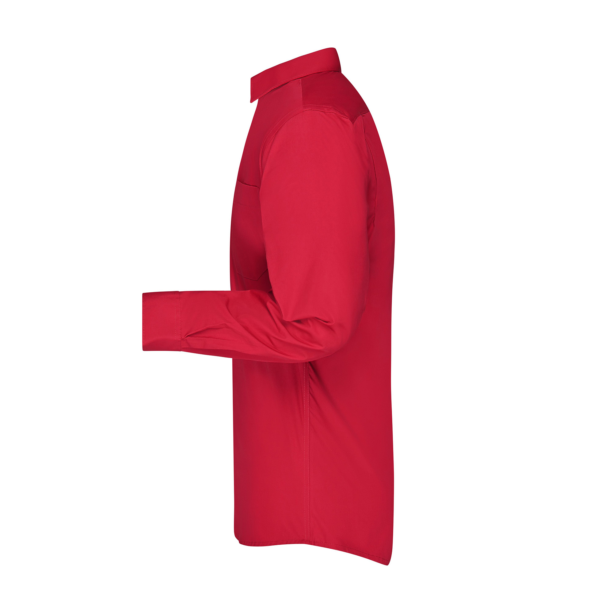 Herrenhemd Luca, 1/1 Arm, rot
