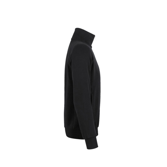 Unisex-Sweatjacke College, schwarz