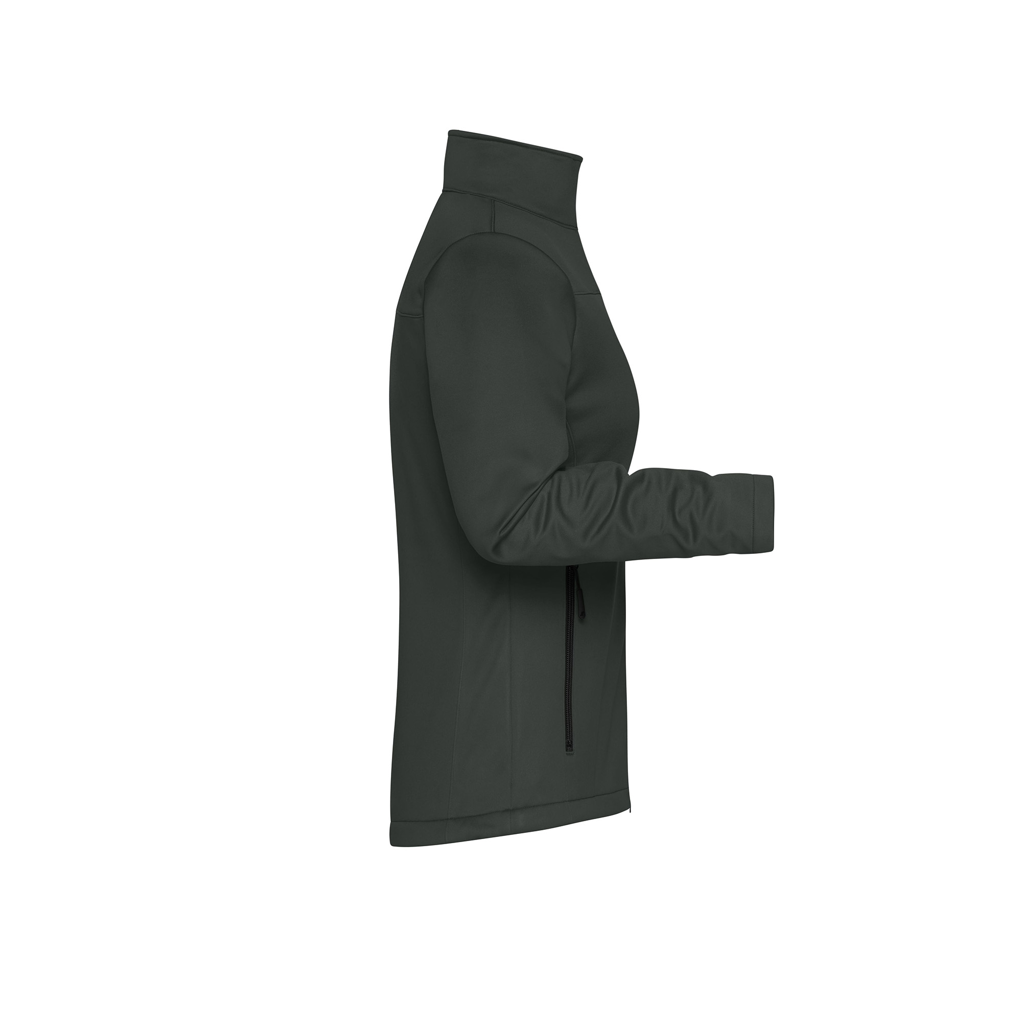 Damen-Softshelljacke aus recyceltem Polyester, graphite
