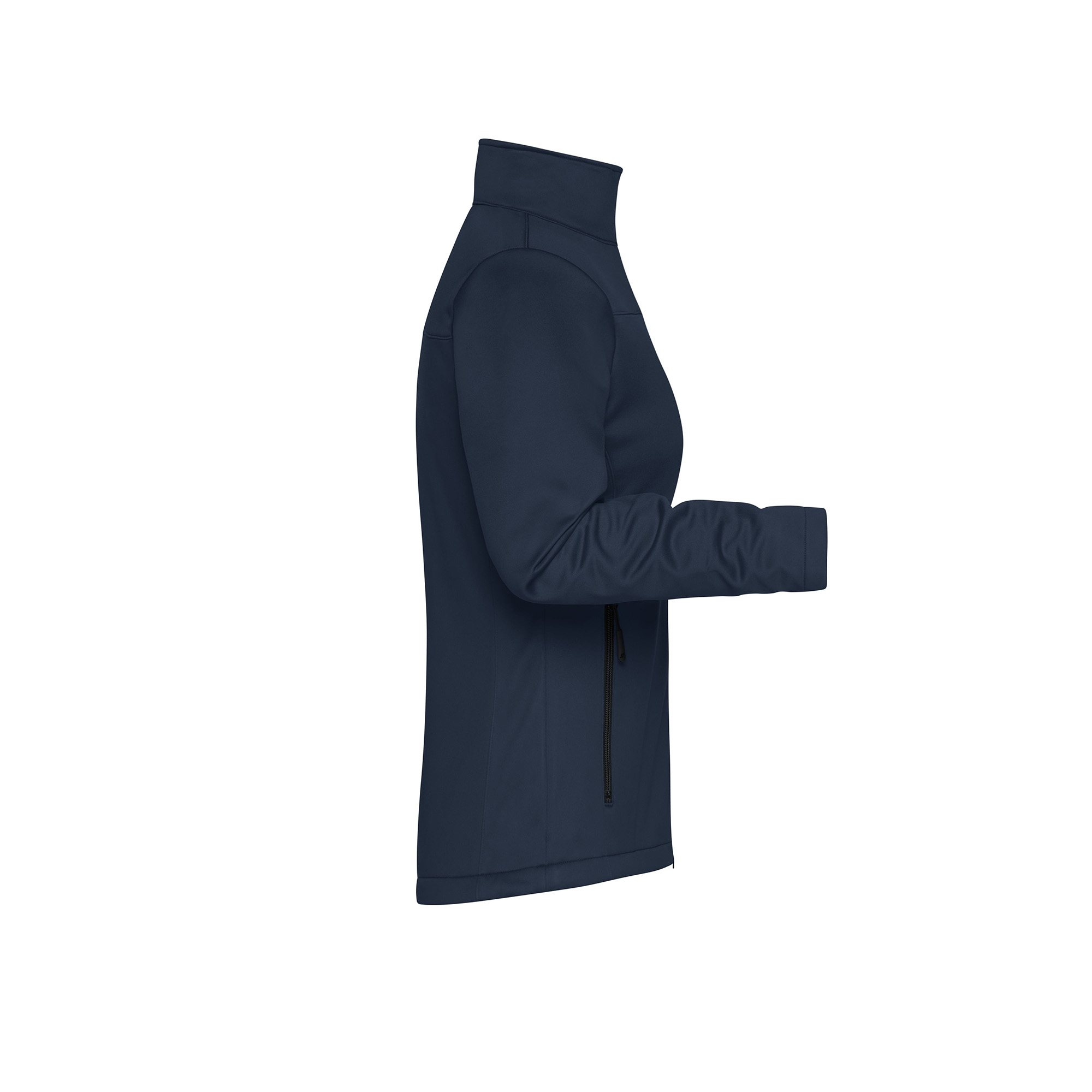 Damen-Softshelljacke aus recyceltem Polyester, navy
