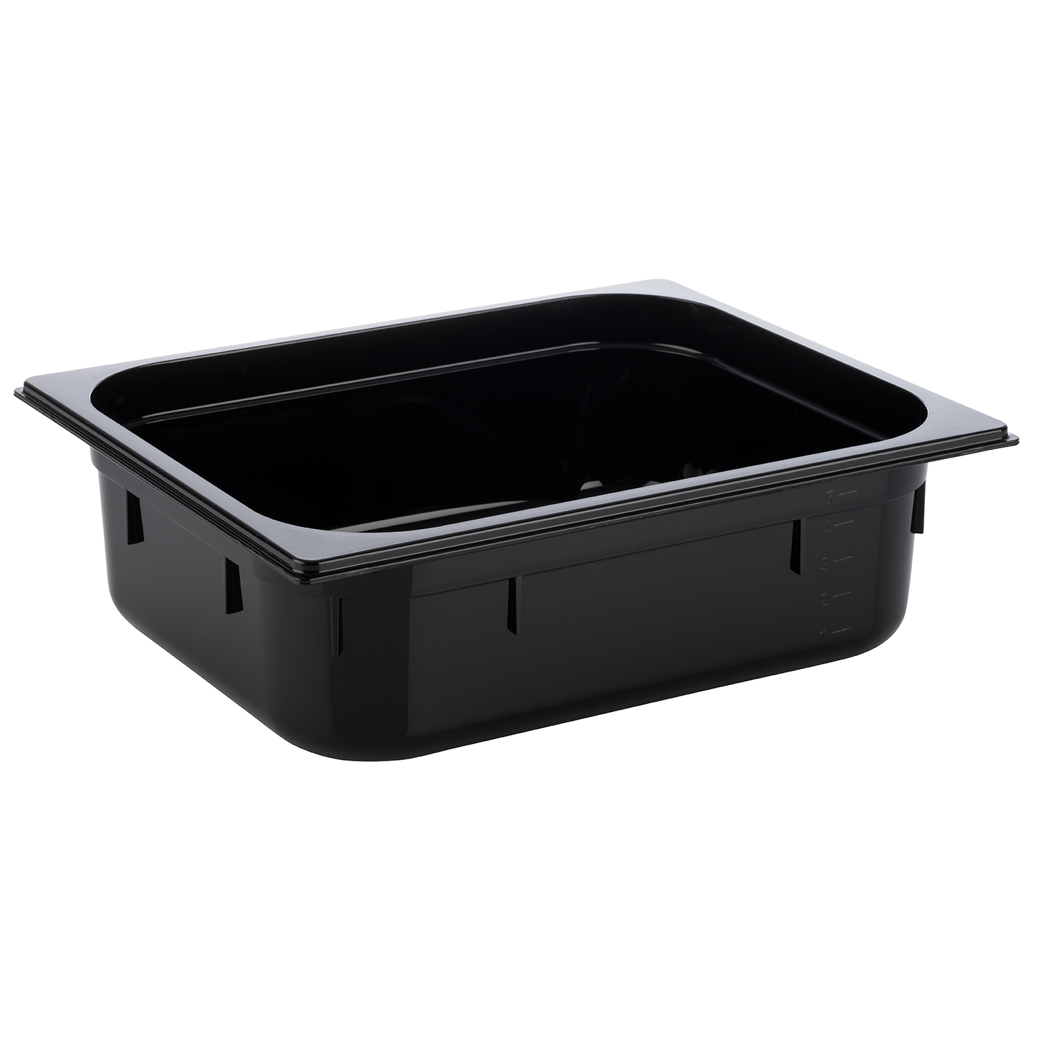 GN 1/2 Behälter, black, 32,5 x 26,5 cm, Tiefe: 100 mm               