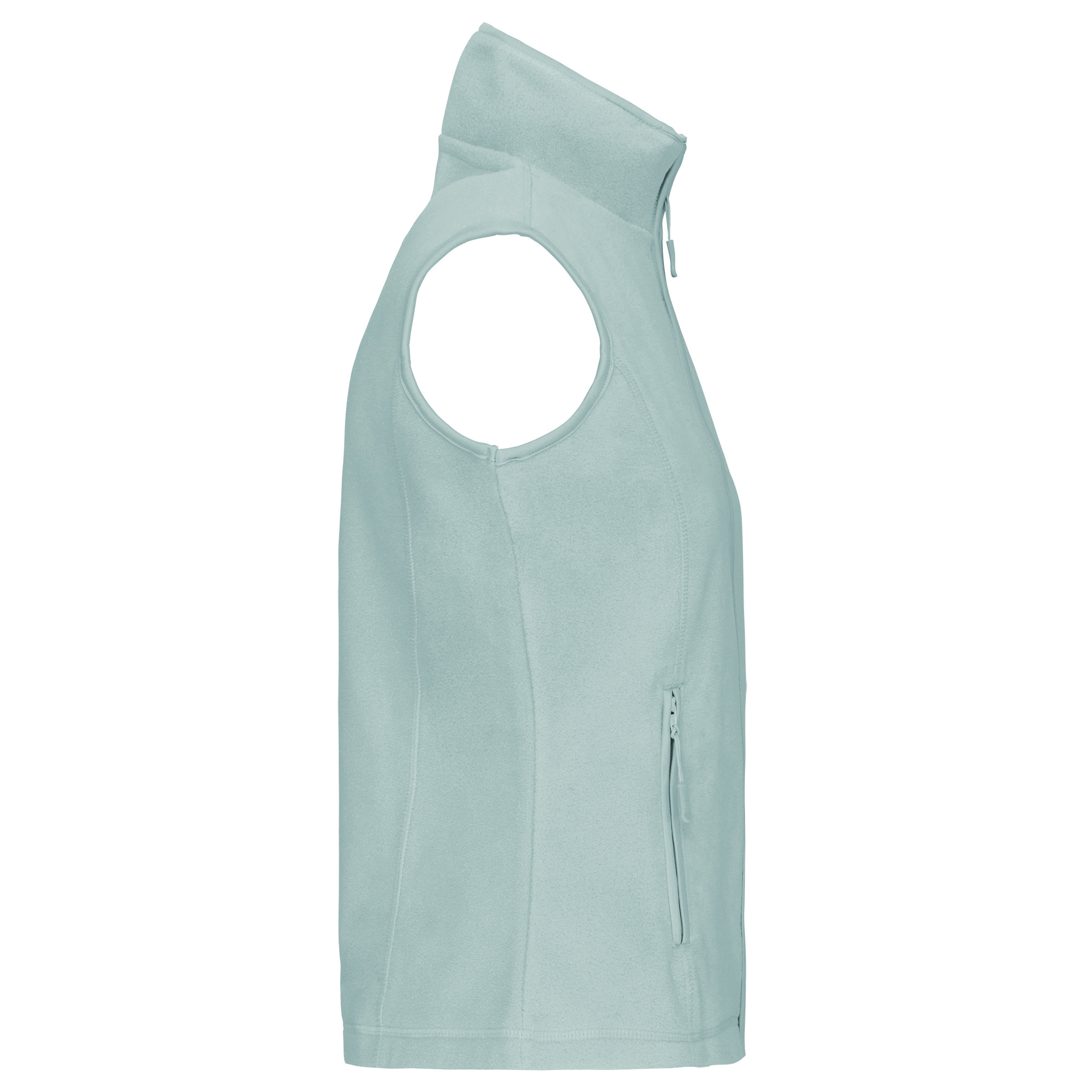 Damen-Fleece-Weste, snow grey
