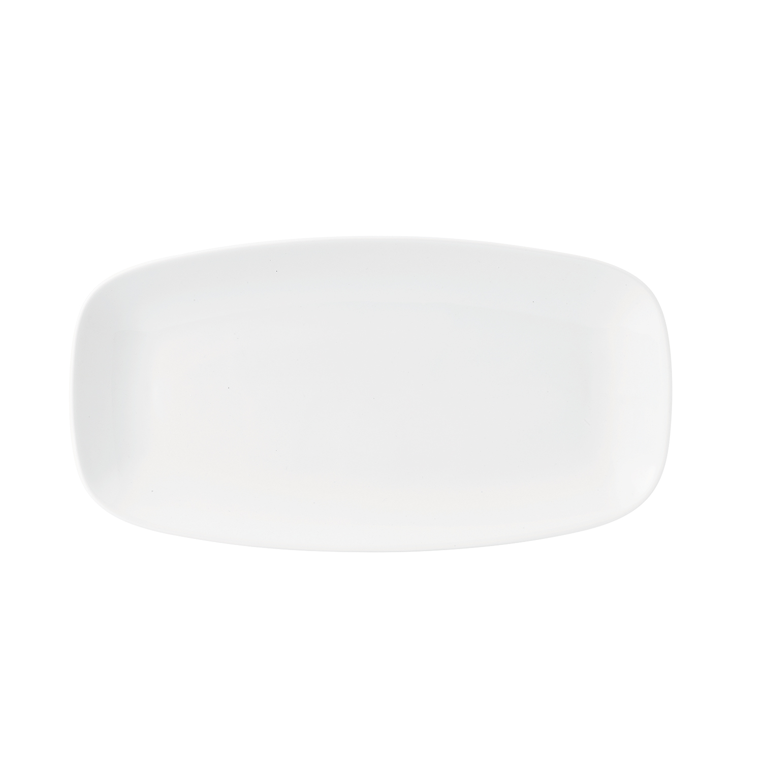 Chefs Oblong Platte No. 3, 29,8 x 15,3 cm weiß, Café/Latte