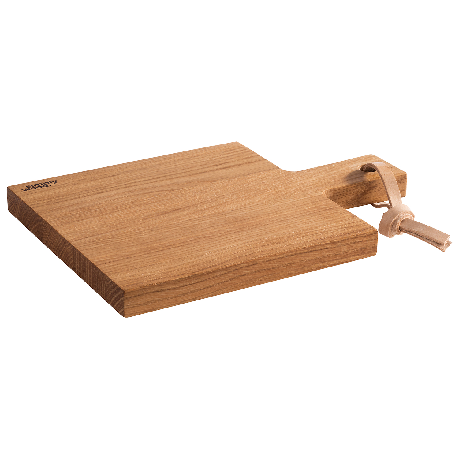 Servierbrett -SIMPLY WOOD- Eichenholz geölt, 28 x 20 cm, H: 2 cm            