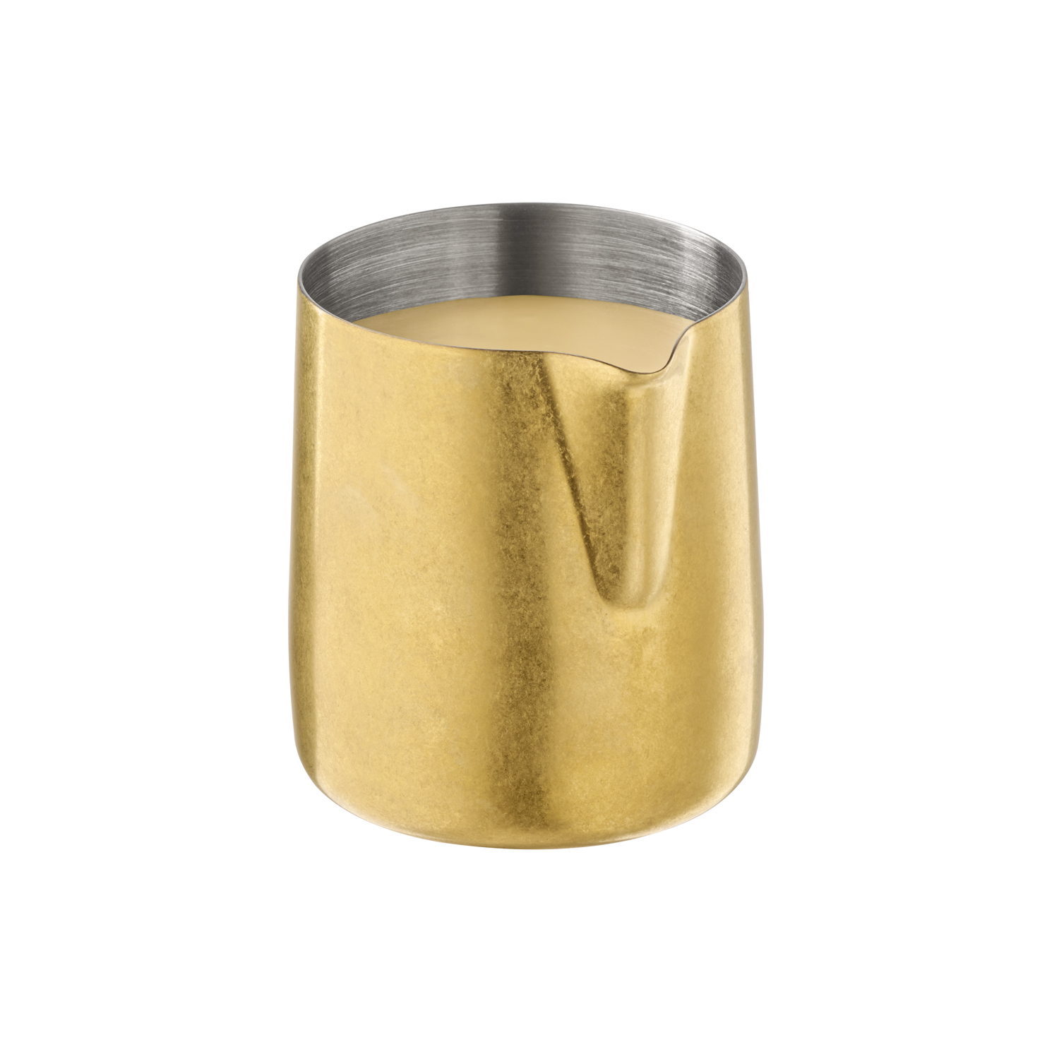 FLOW Gießer ø 6 cm, H: 6,5 cm, 150 ml, Vintage Look gold