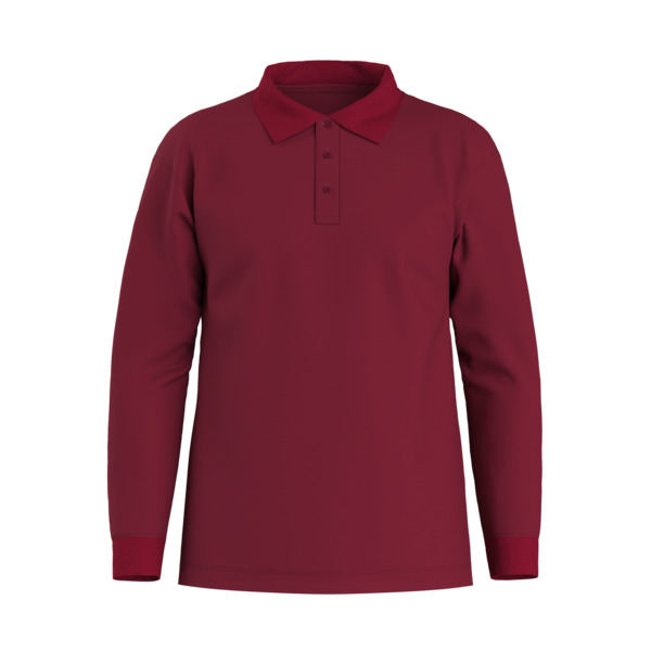 Unisex-Polo Concept, 1/1 Arm, bordeaux