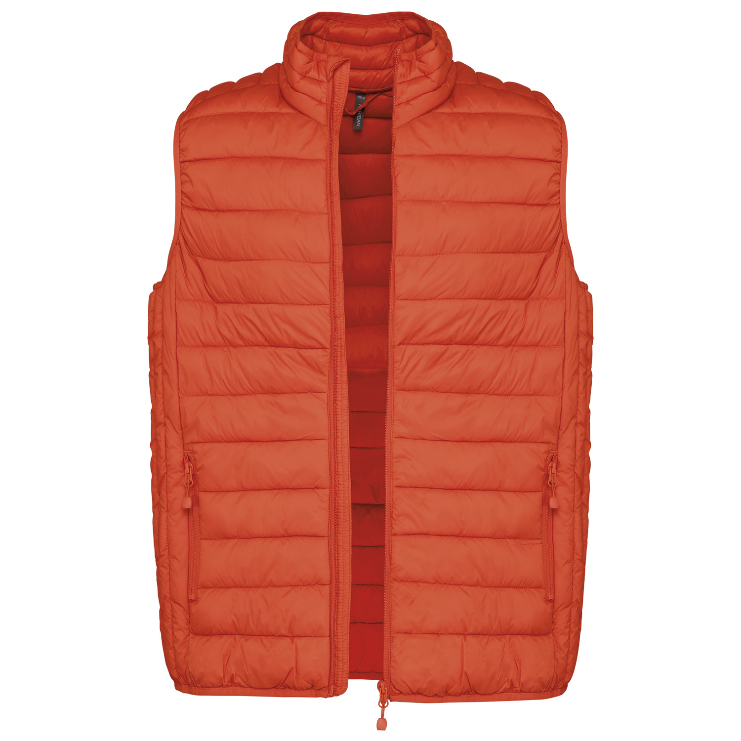 Leichte Herren-Steppweste, orange