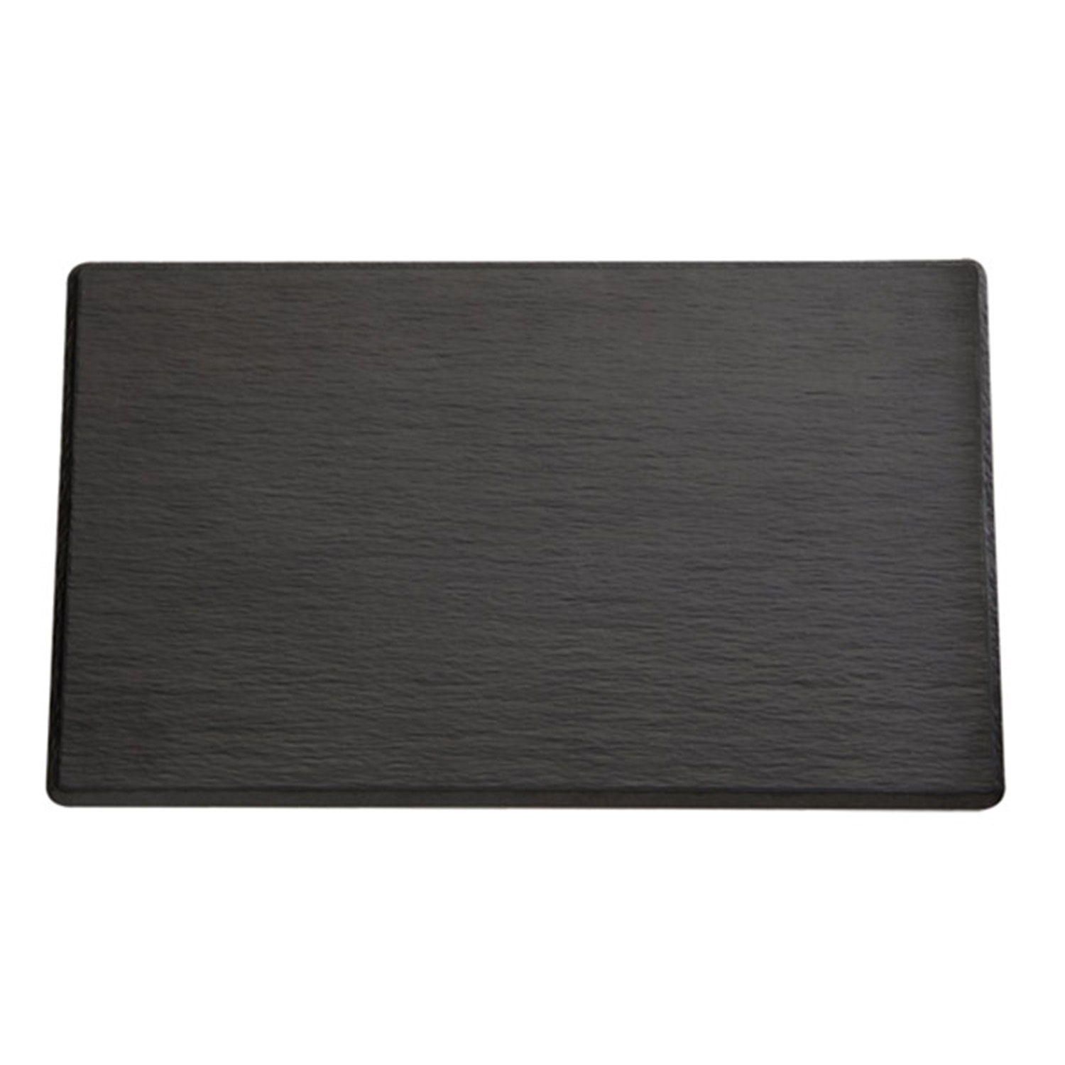 GN 1/1 Tablett -SLATE- 53 x 32,5 cm, H: 1 cm Melamin, schwarz, Schieferlook