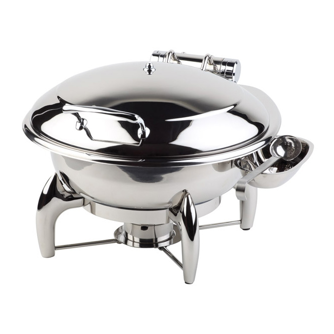 Chafing Dish -GLOBE- Ø 38,5 cm, H: 34 cm, 6 Liter Edelstahl 