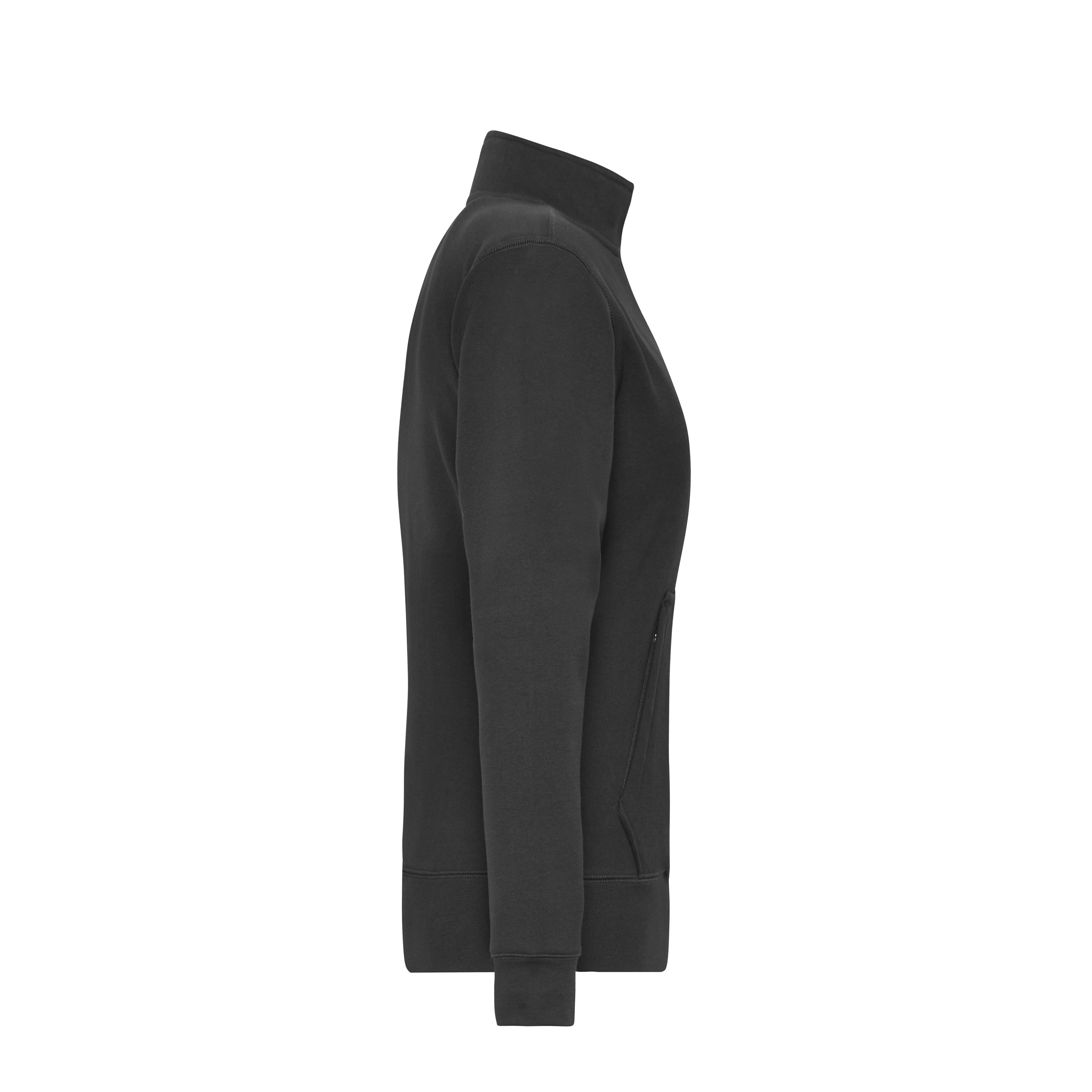 Damenjacke Solid Doubleface, schwarz