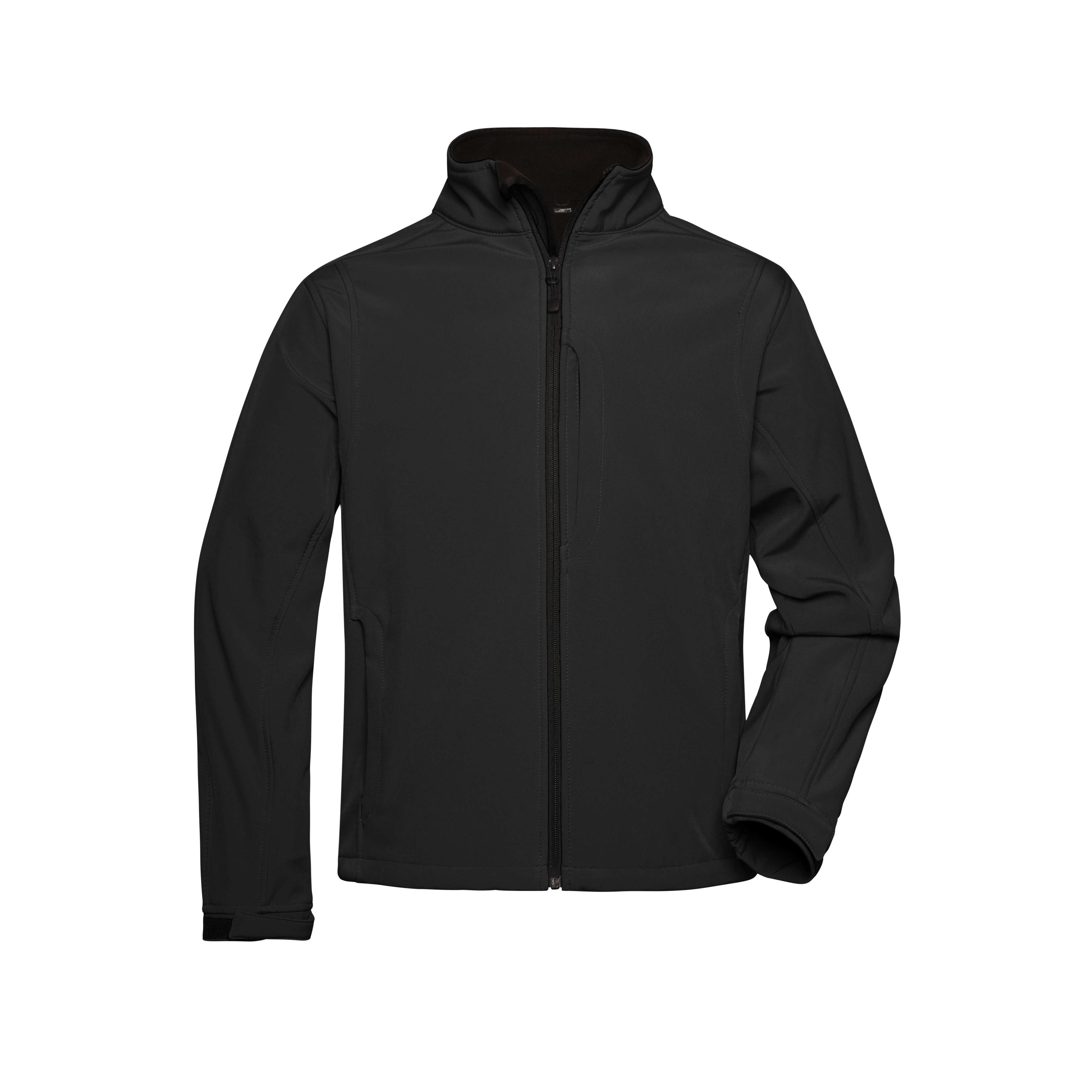 Herren-Softshell-Jacke, schwarz