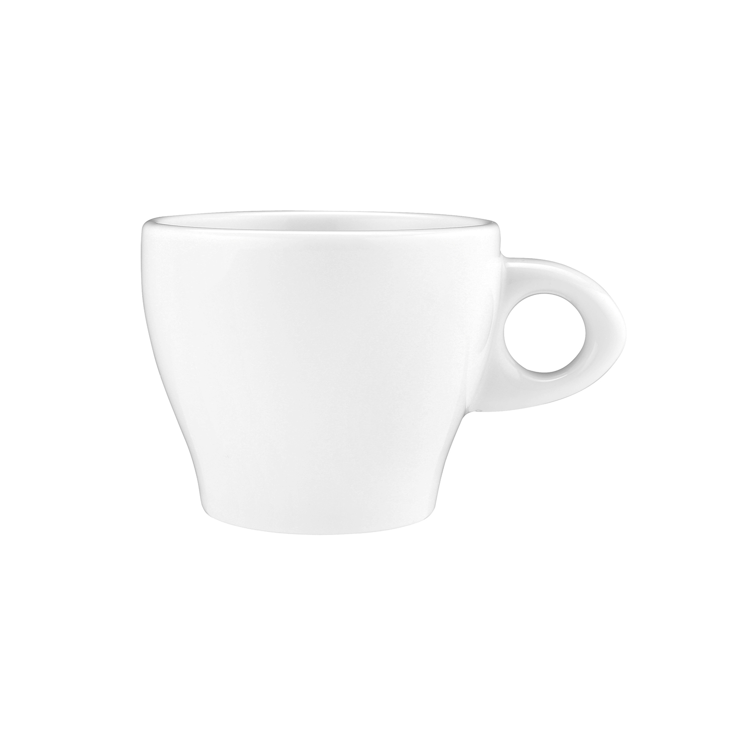 Obertasse Coffe-e-motion weiß, 0,18l hoch 