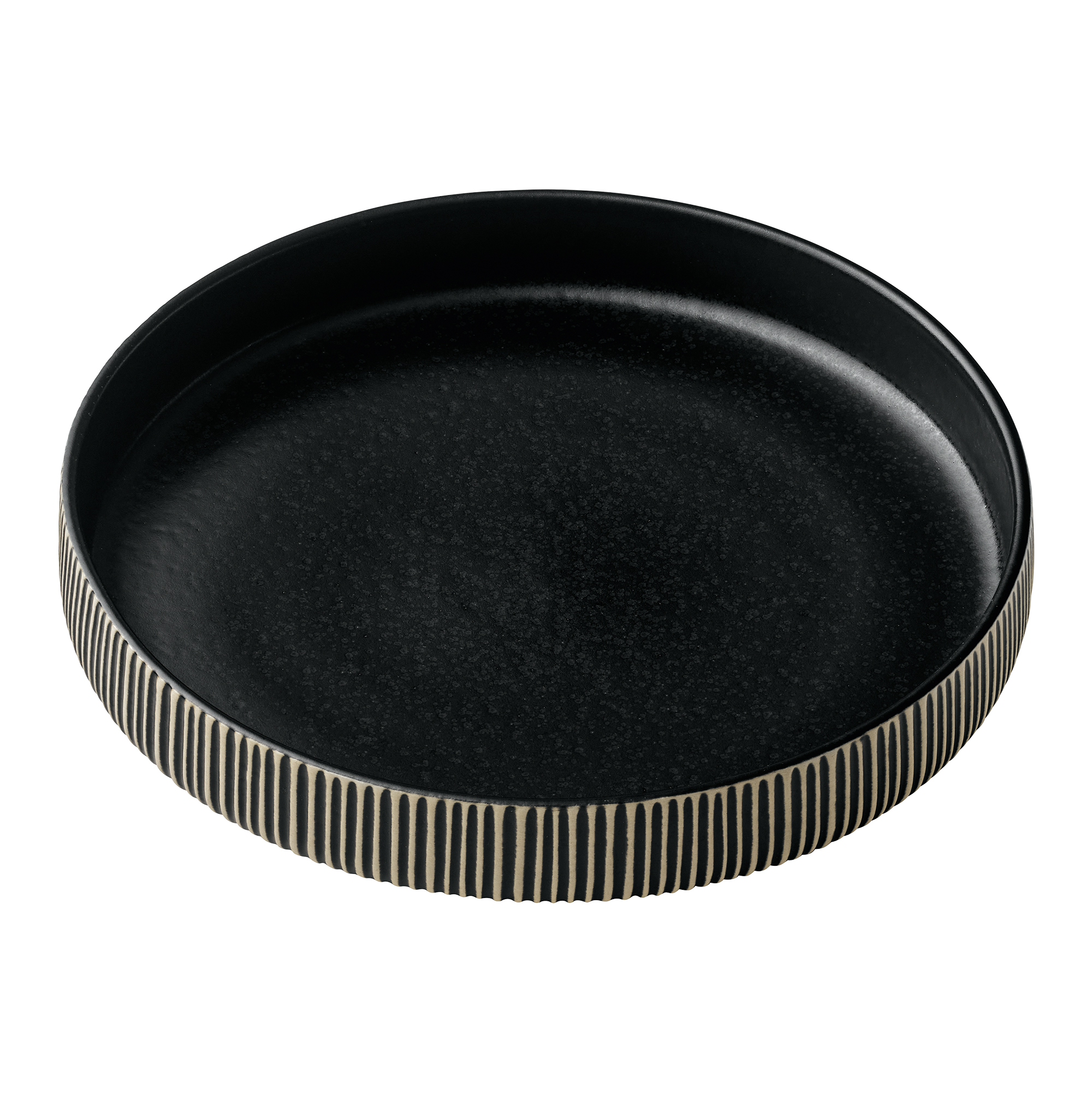 NARA Teller tief rund hoher Rand ø 24cm