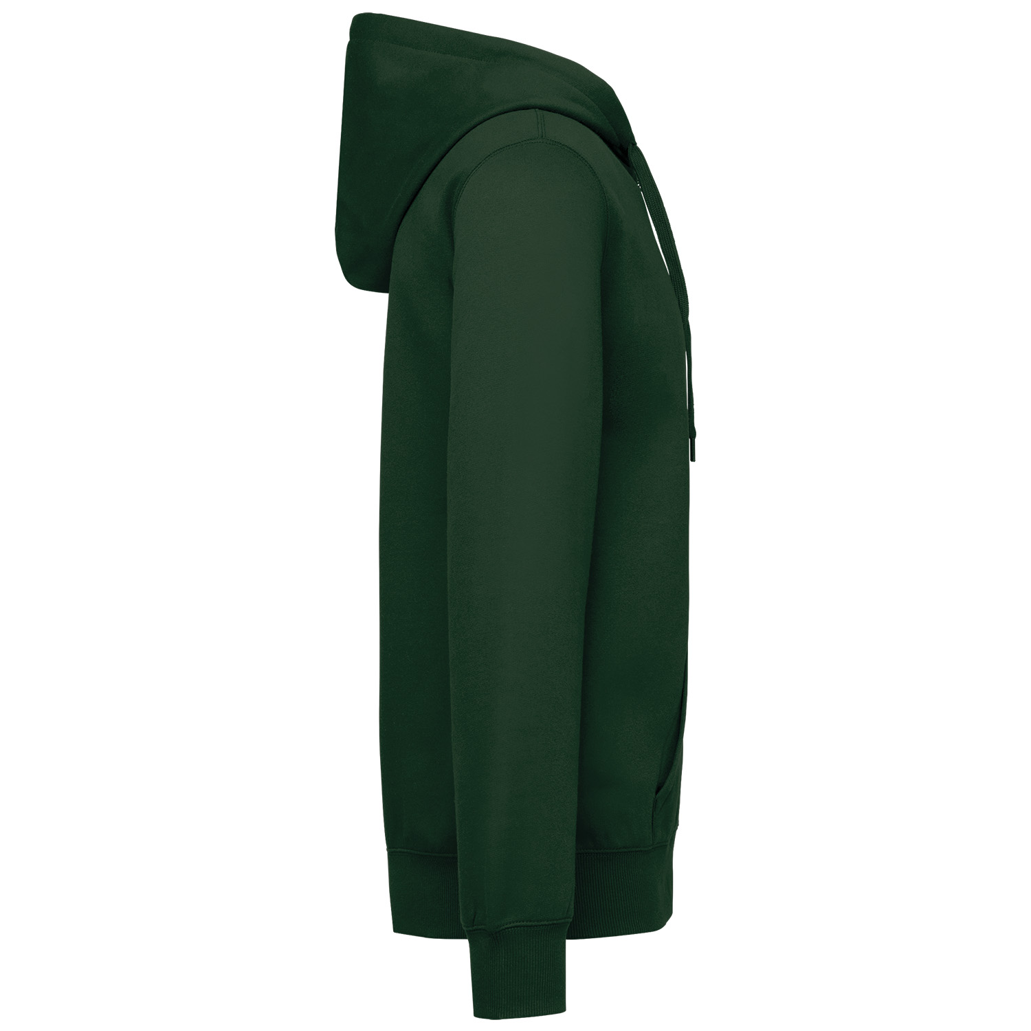 Unisex-Sweatshirt mit Kapuze, dunkelgrün