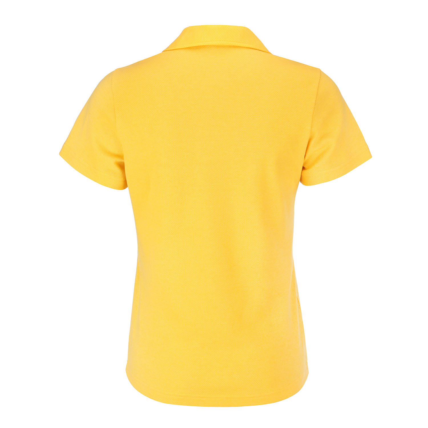 Poloshirt Waffelpique, 1/2 Arm, gelb