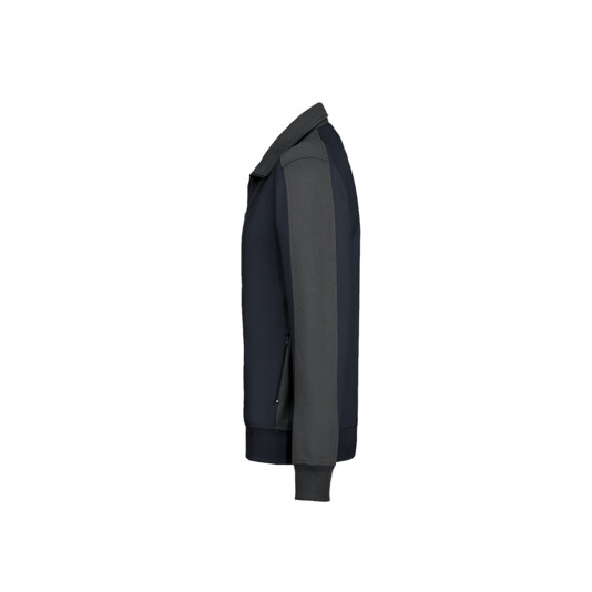Unisex-Sweatjacke Contrast Mikralinar, tinte/anthrazit