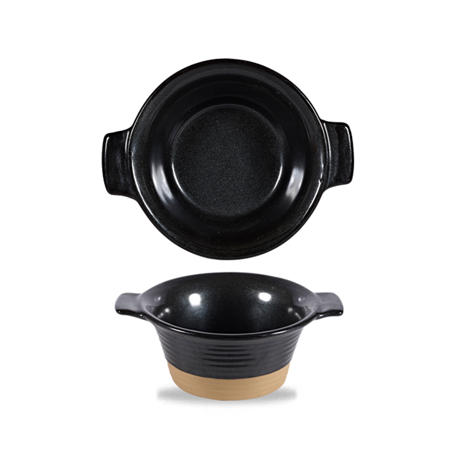 Servierschale rund 14,0 cm/0,40l, Igneous Black
