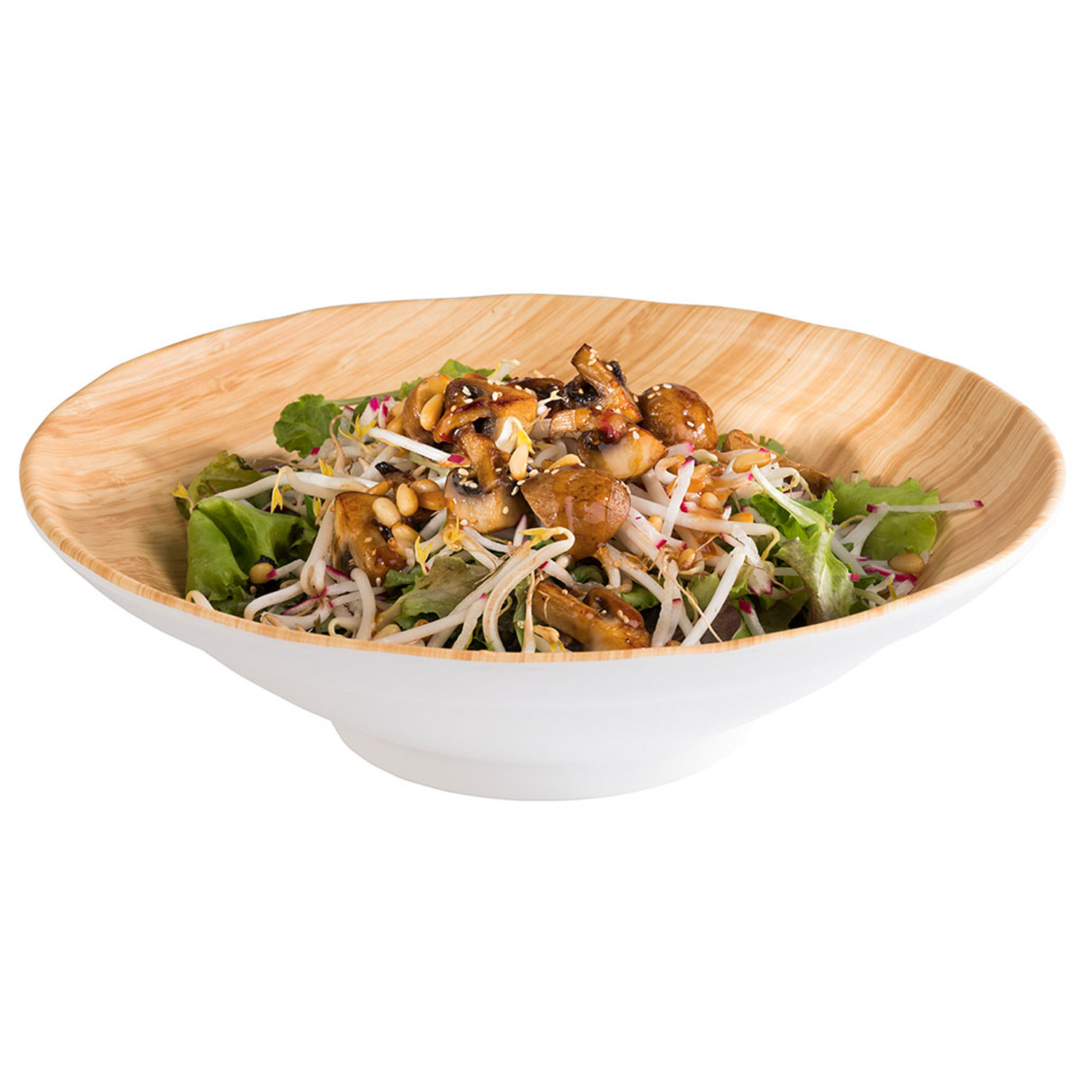 Schale -BAMBOO- Ø 30,5 cm, H: 8,5 cm Melamin 
