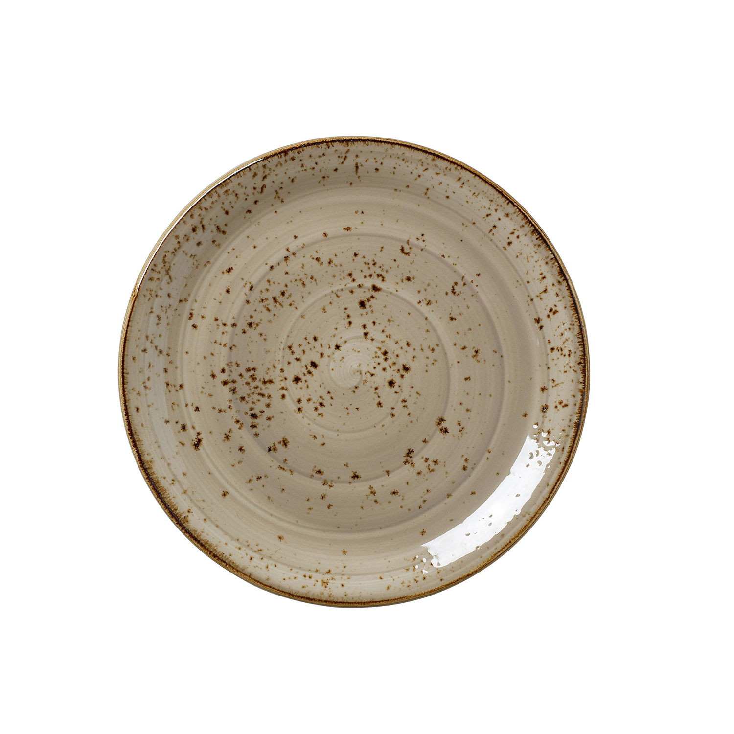 Coup Teller flach 20,3 cm, Craft Porcini
