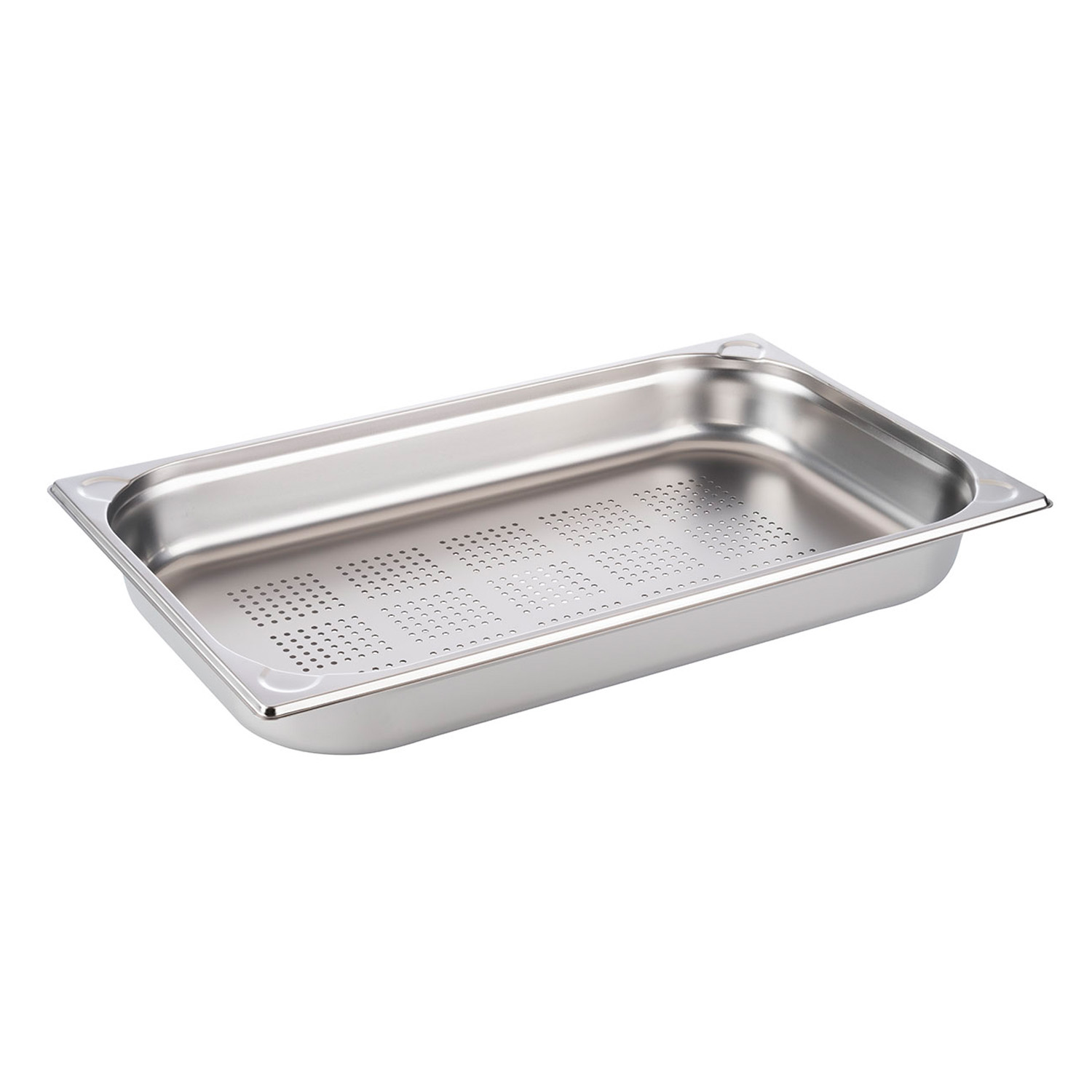 GN 1/1 Behälter, perforiert 53 x 32,5 cm, Tiefe: 65 mm Edelstahl, 