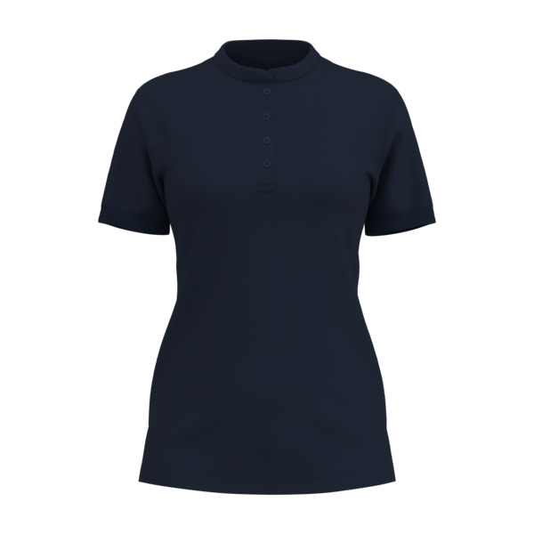 Woman-Polo Stehkragen Concept, nachtblau